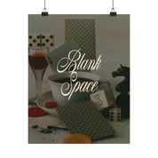 Blank Space Cards Poster