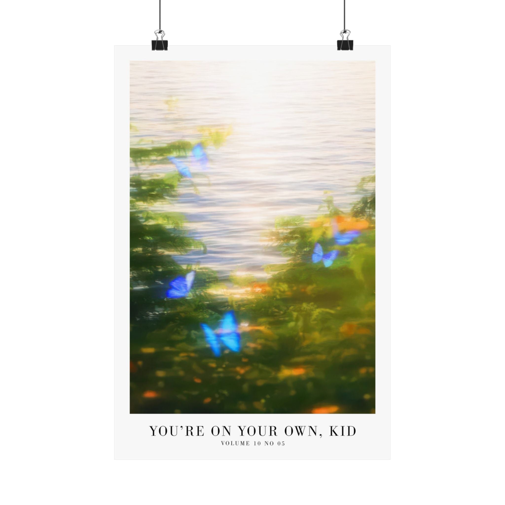 You're On Your Own, Kid Midnights Taylor Swift–inspired poster butterfly