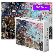 Haus of Moods Era's Tour Puzzle for Swifties | 500 & 1000 Piece Jigsaw Puzzle