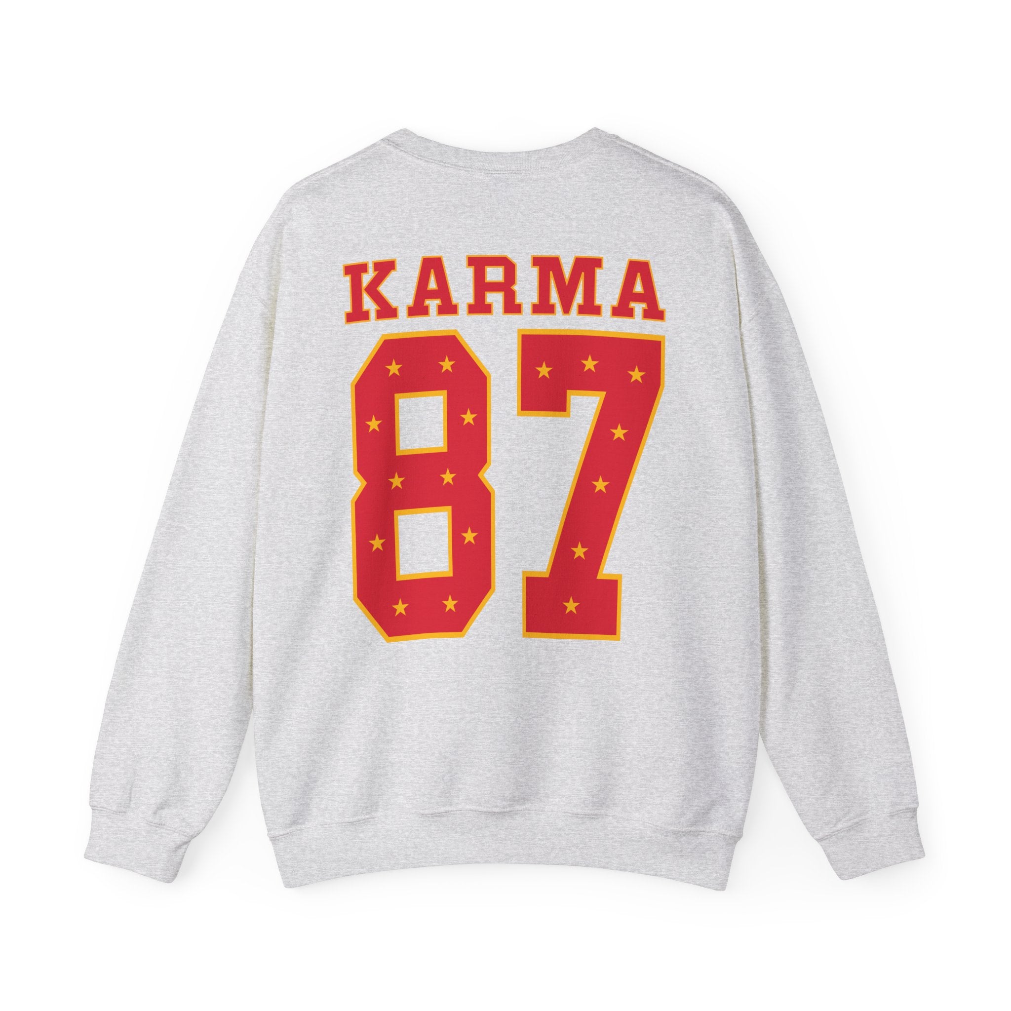 Karma 87 Shirt Karma is the Guy on the Chiefs Shirt, In My Chiefs Era Travis Kelce Sweatshirt,Travis Kelce Football NFL Shirt, Karma Crewneck - Haus Of Moods