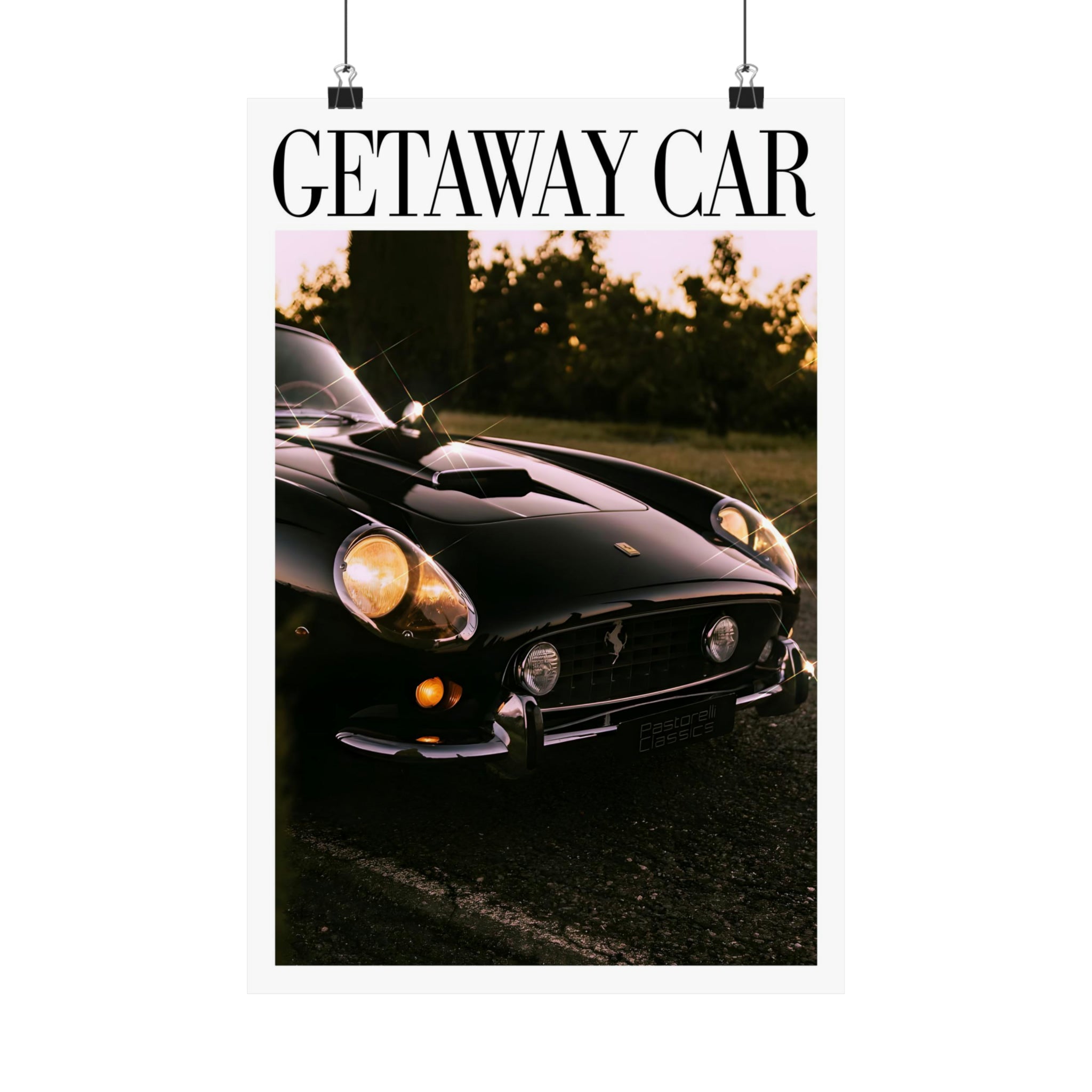 Getaway Car Vintage Reputation Print