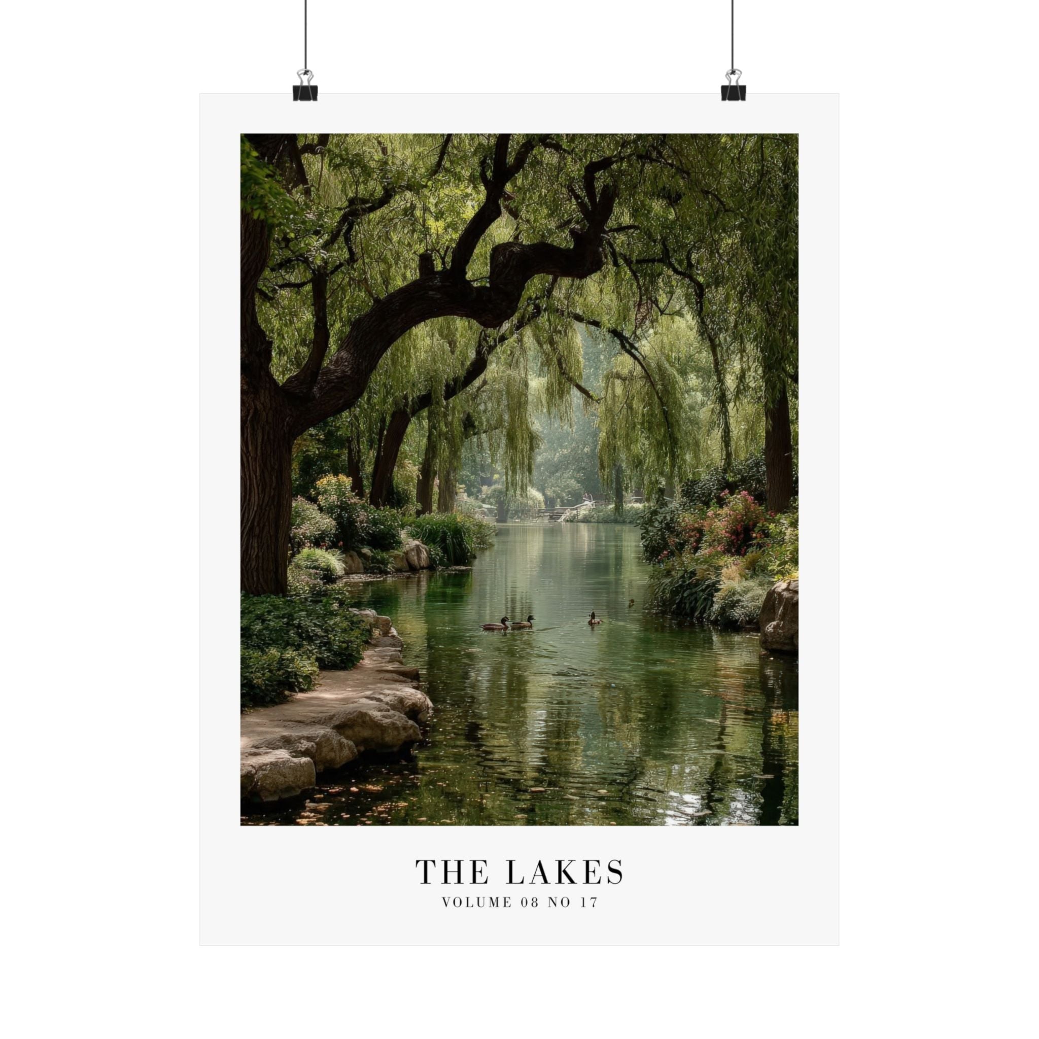 The Lakes Taylor Swift lyric poster in a moody apartment with green tones