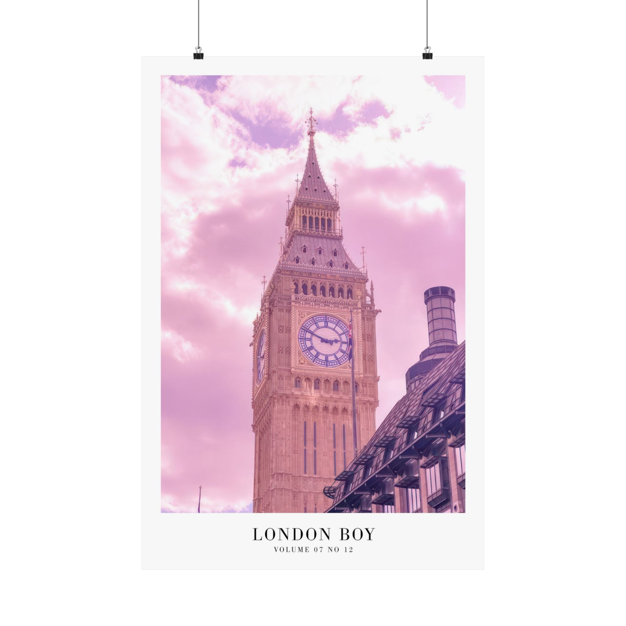 London Boy Lover-era pink city print in cozy pastel apartment styling