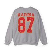 Karma 87 Shirt Karma is the Guy on the Chiefs Shirt, In My Chiefs Era Travis Kelce Sweatshirt,Travis Kelce Football NFL Shirt, Karma Crewneck - Haus Of Moods