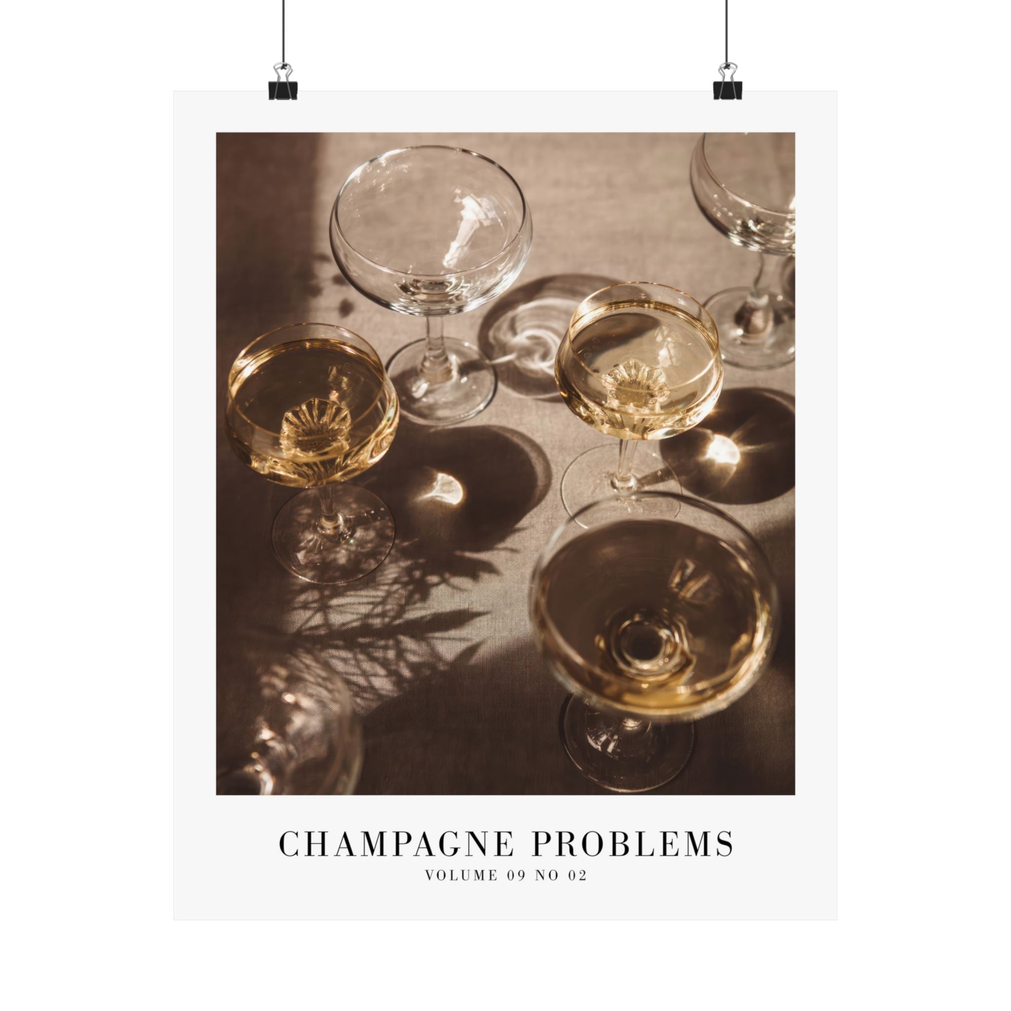 Champagne Problems Evermore Taylor Swift–inspired poster — detail view 4