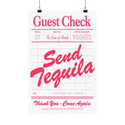 Pink Send Tequila Poster