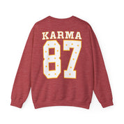 Karma 87 Shirt Karma is the Guy on the Chiefs Shirt, In My Chiefs Era Travis Kelce Sweatshirt,Travis Kelce Football NFL Shirt, Karma Crewneck - Haus Of Moods