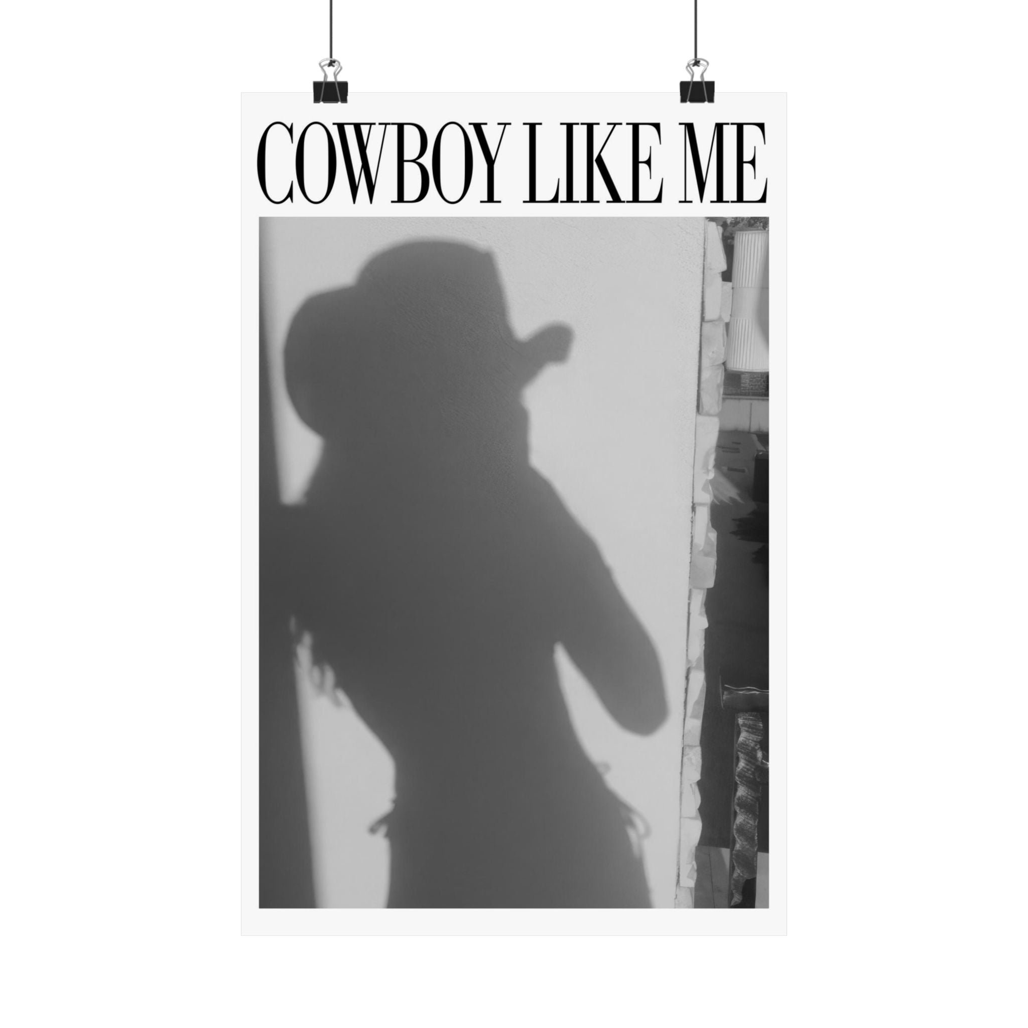 Cowboy Like Me Cowgirl Reflection Print
