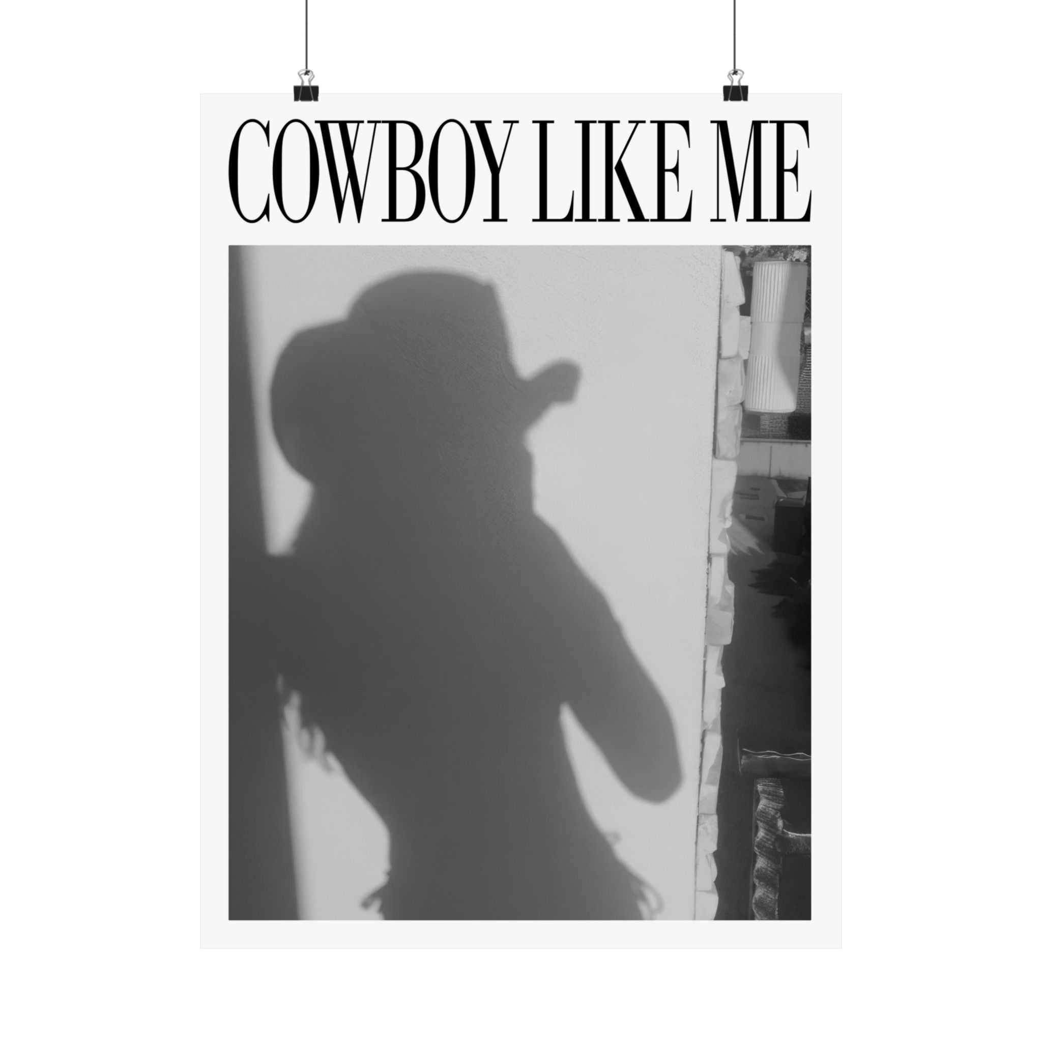 Cowboy Like Me Cowgirl Reflection Print