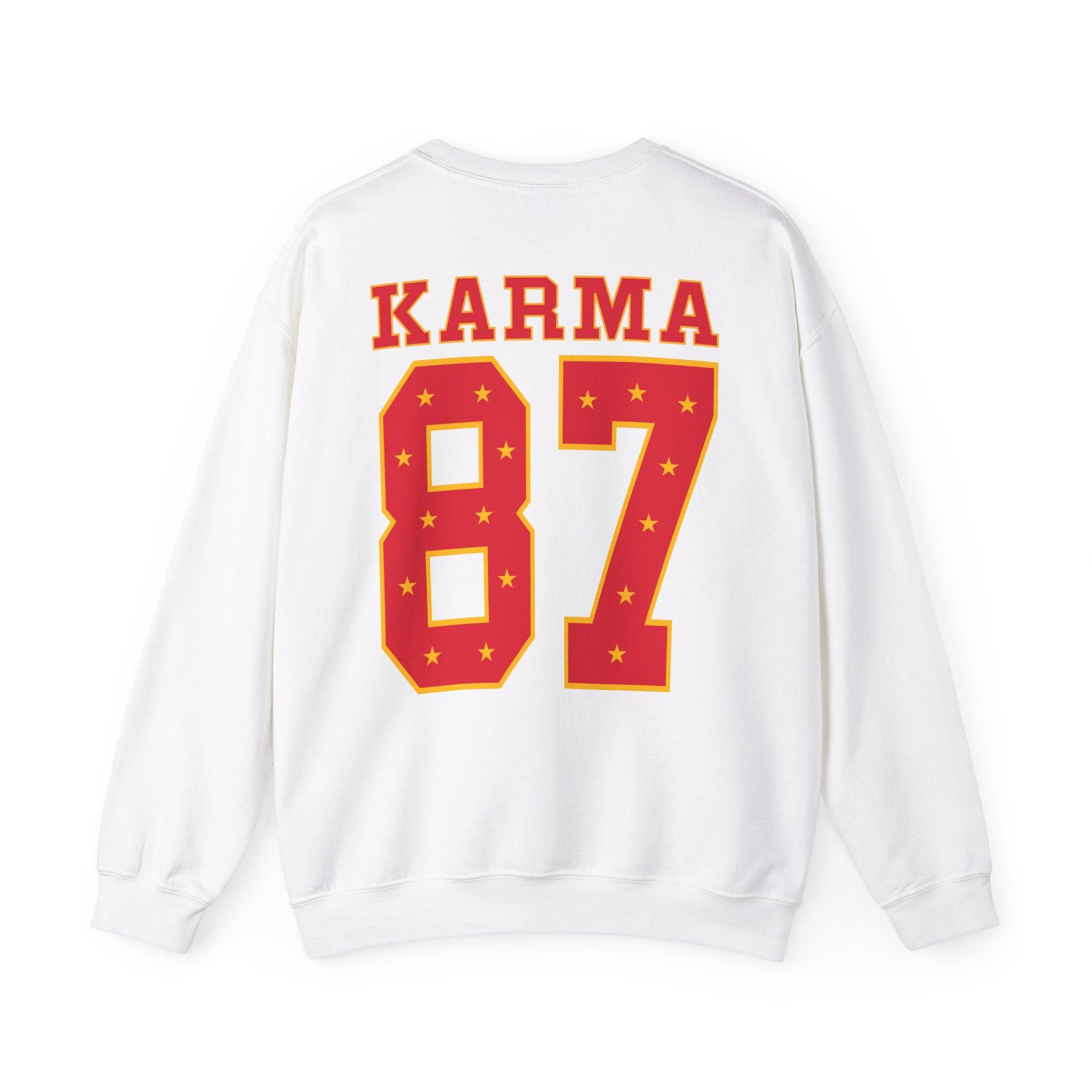 Karma 87 Shirt Karma is the Guy on the Chiefs Shirt, In My Chiefs Era Travis Kelce Sweatshirt,Travis Kelce Football NFL Shirt, Karma Crewneck - Haus Of Moods