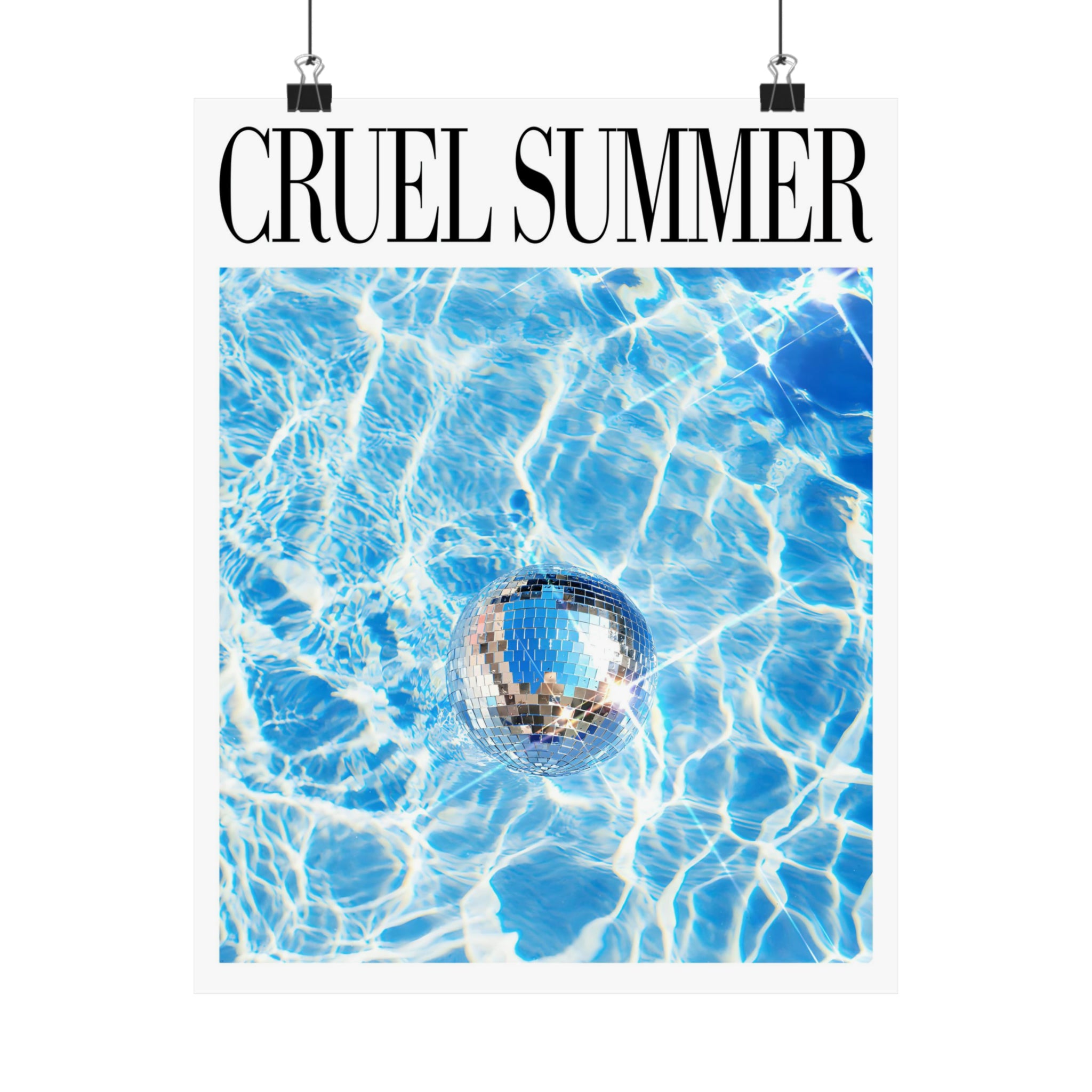 Cruel Summer Lover Disco Pool Print