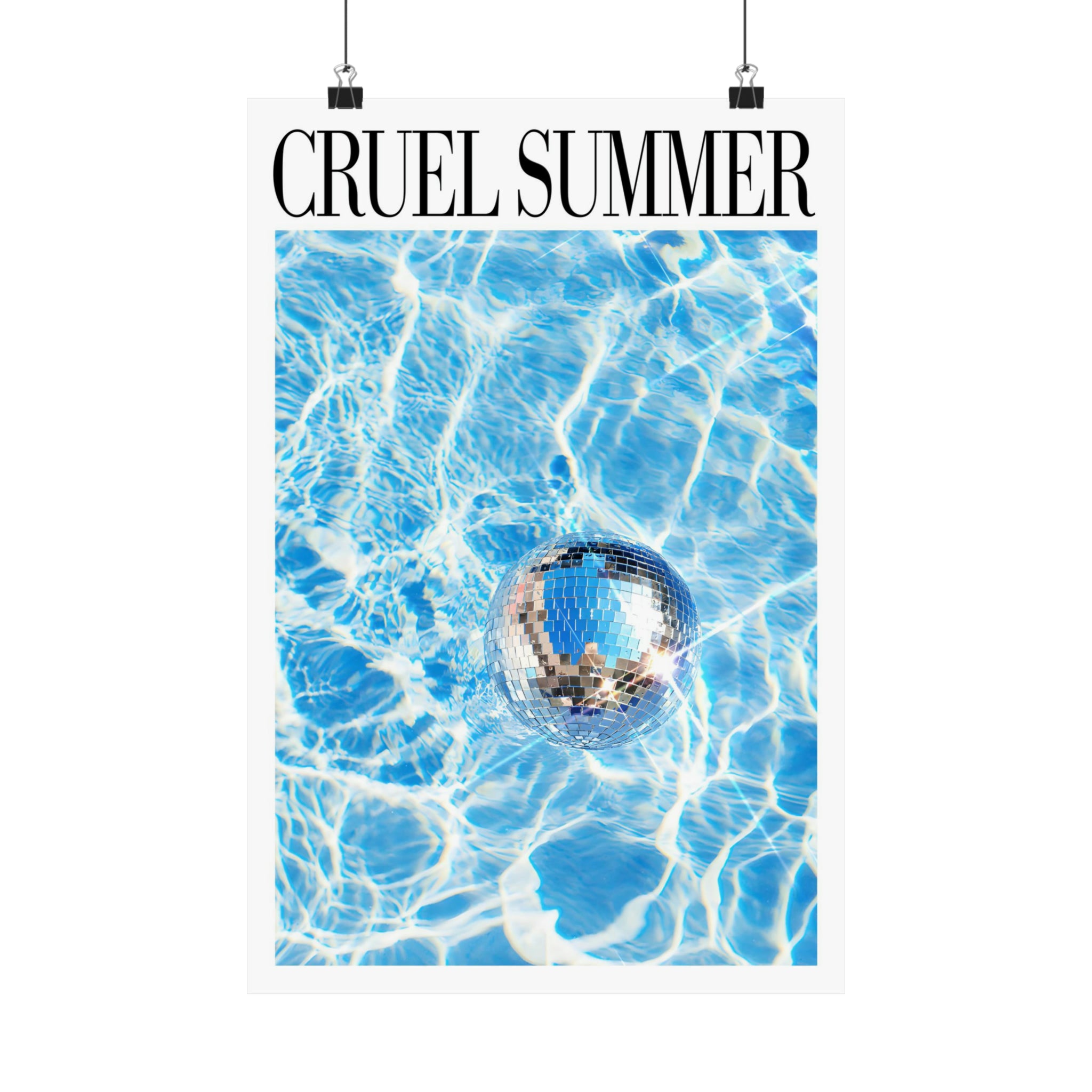 Cruel Summer Lover Disco Pool Print