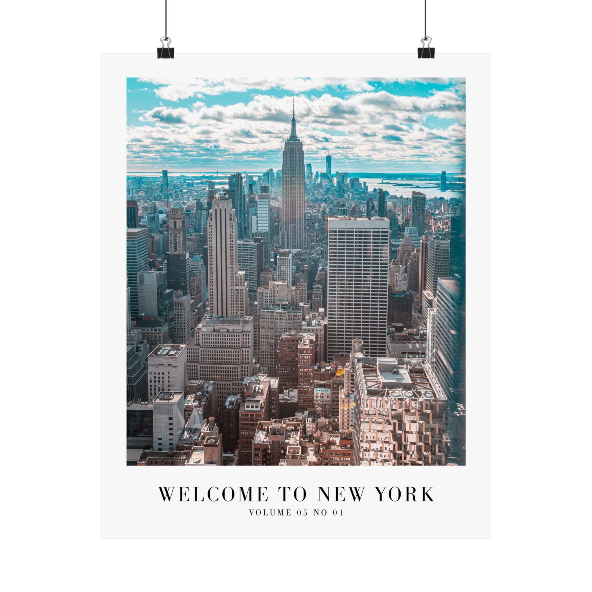 Welcome to New York Taylor Swift wall art in cozy modern dorm room