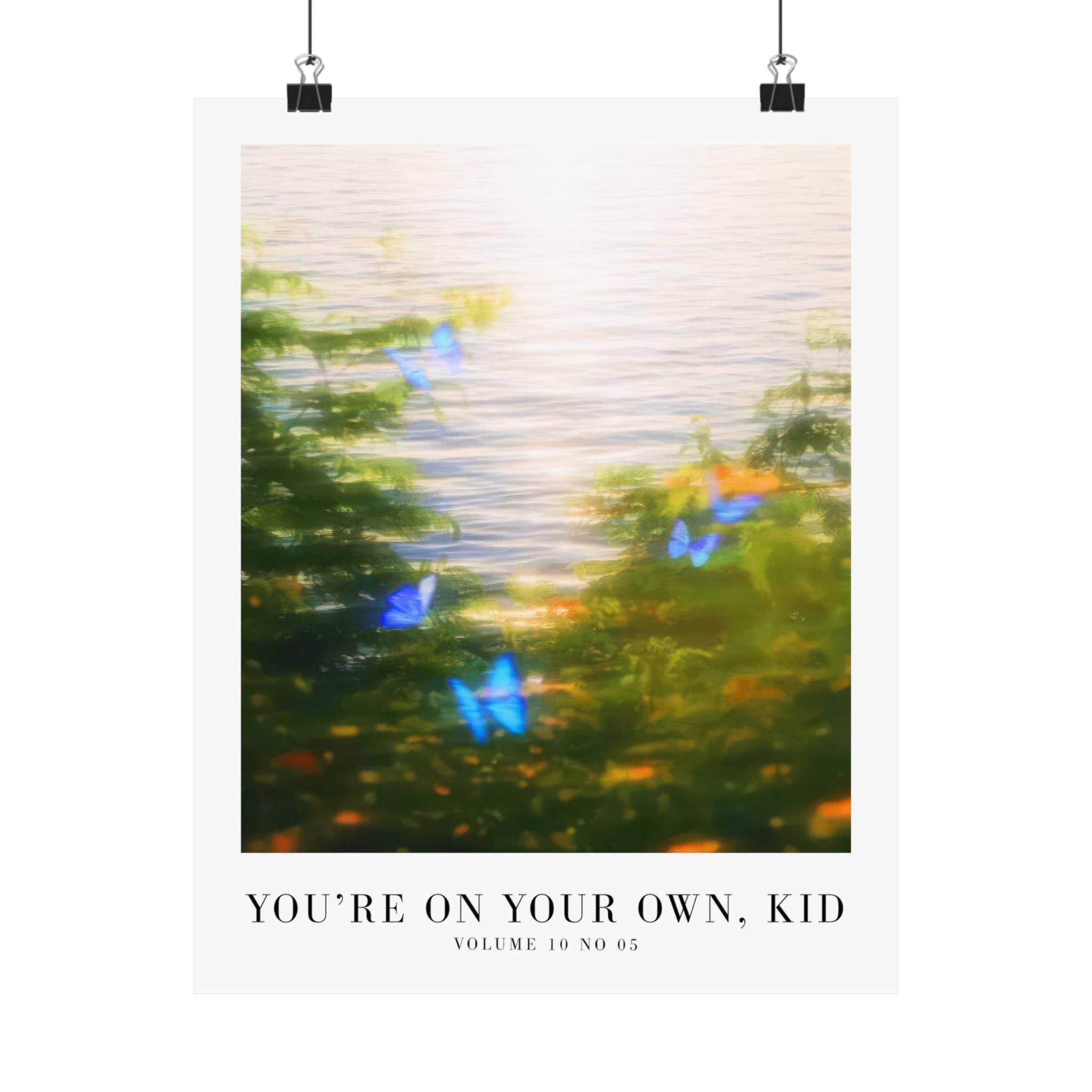 You're On Your Own, Kid Midnights Taylor Swift–inspired poster butterfly