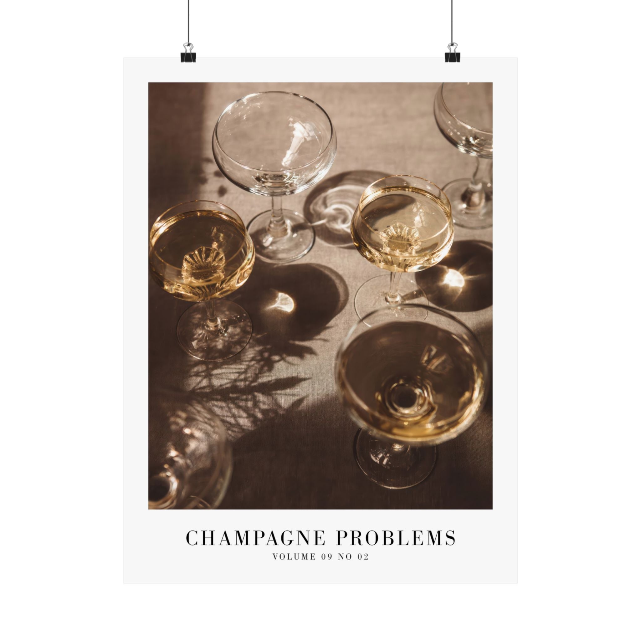 Champagne Problems Evermore Taylor Swift–inspired poster — detail view 6