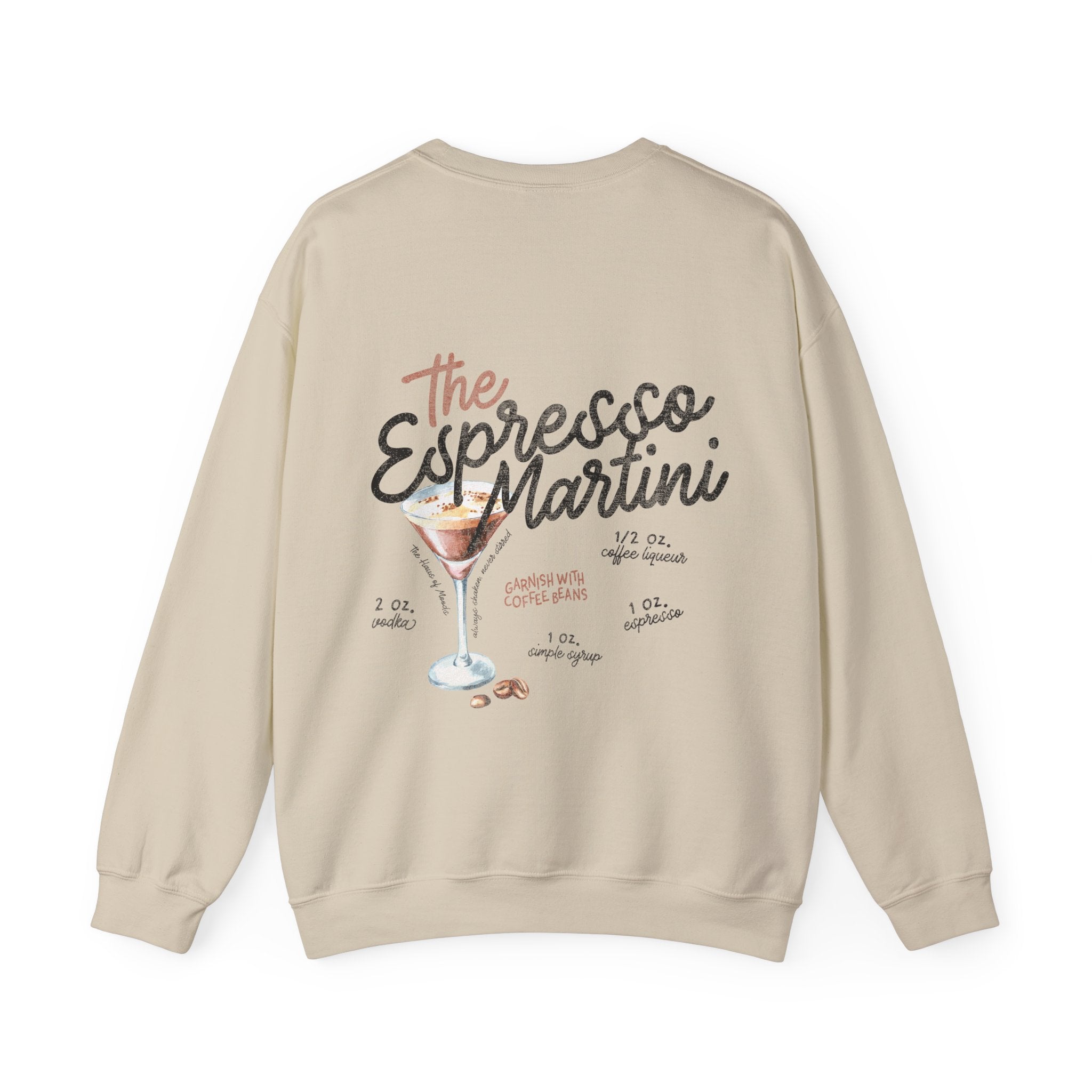 The Espresso Martini Crewneck Sweatshirt - Haus Of Moods