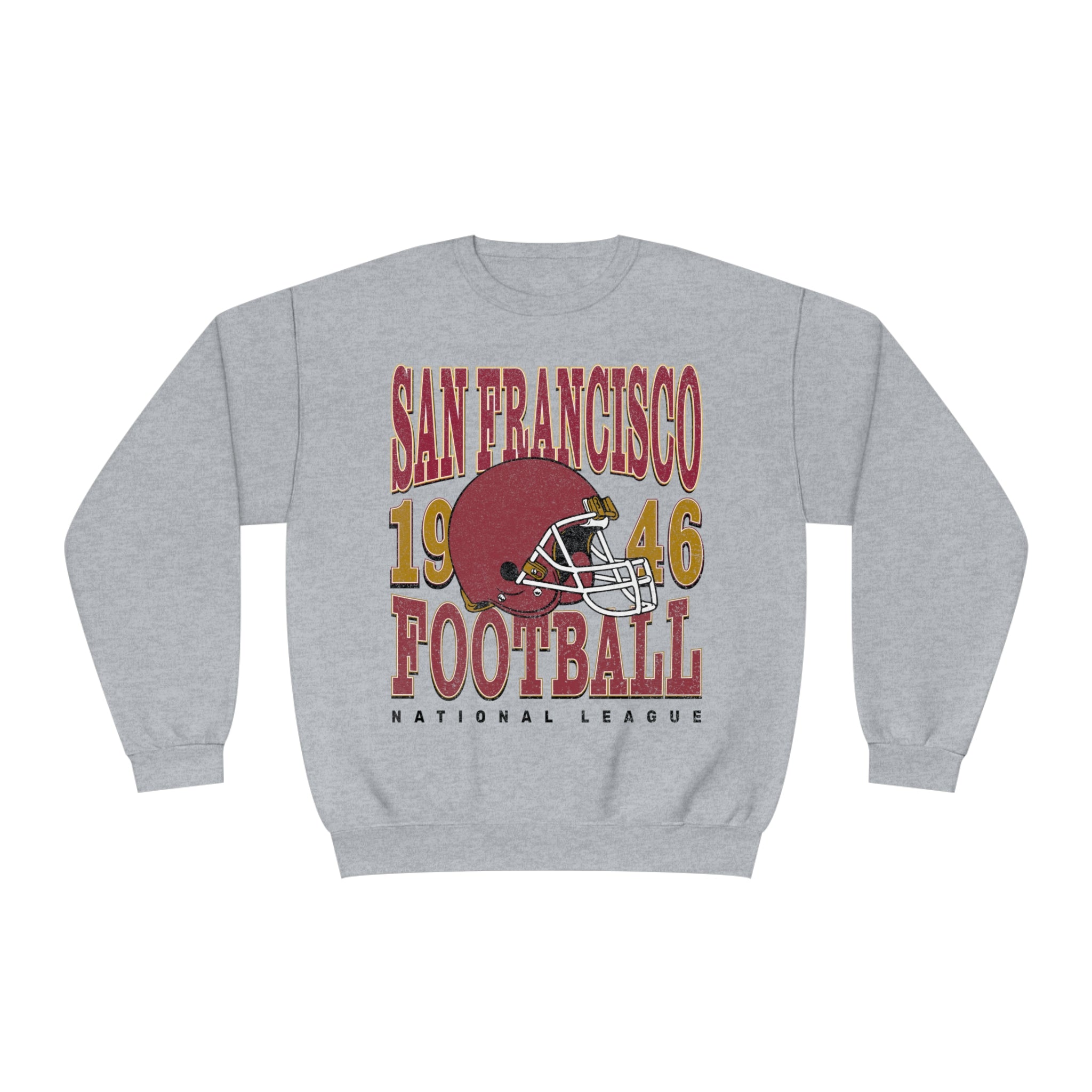 San Francisco Football Sweatshirt | Vintage Style San Francisco Football Crewneck | Football Sweatshirt | San Francisco Sweatshirt - Haus Of Moods