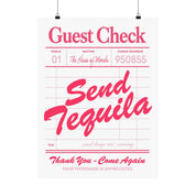 Pink Send Tequila Poster