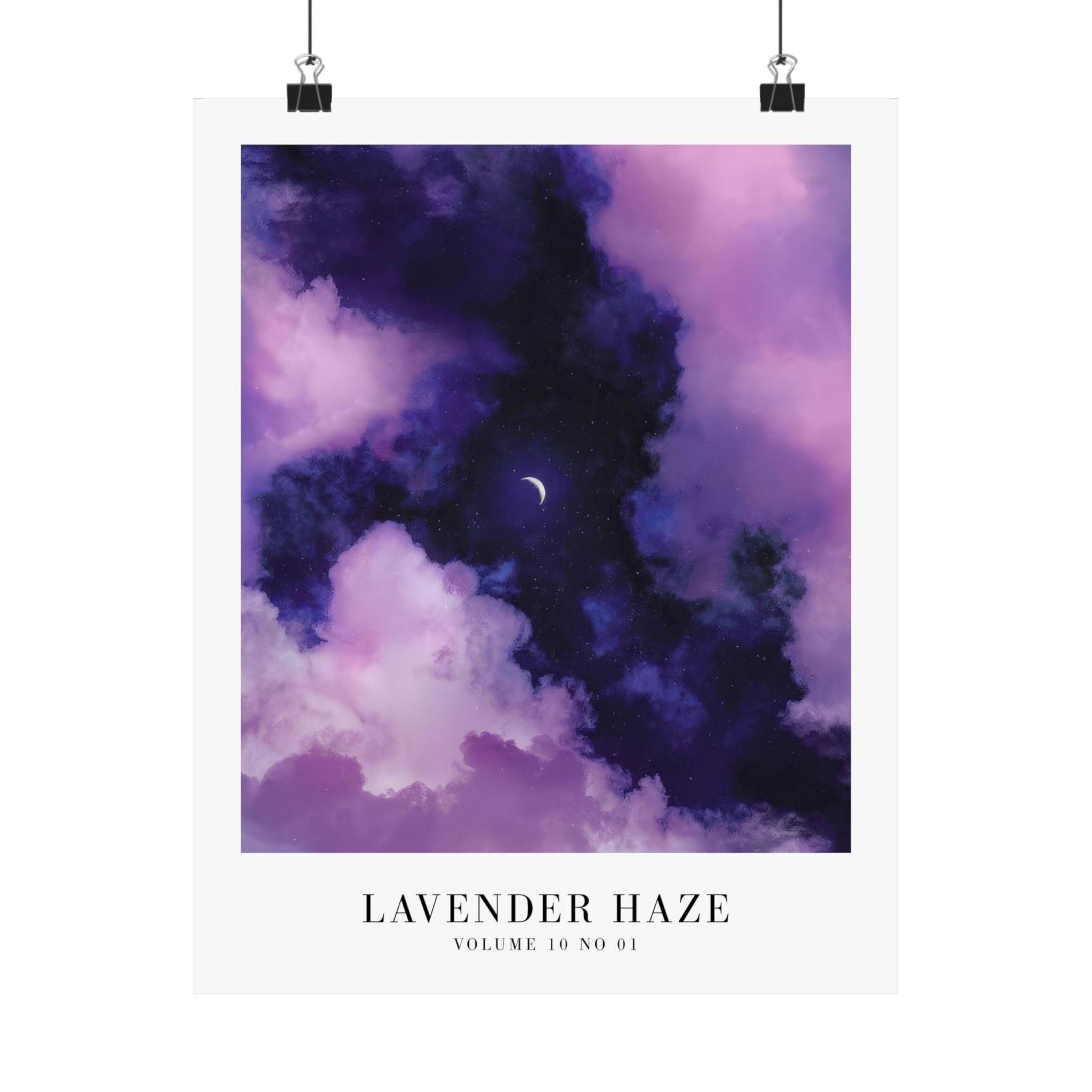 Lavender Haze Midnights Taylor Swift–inspired poster — detail view 2