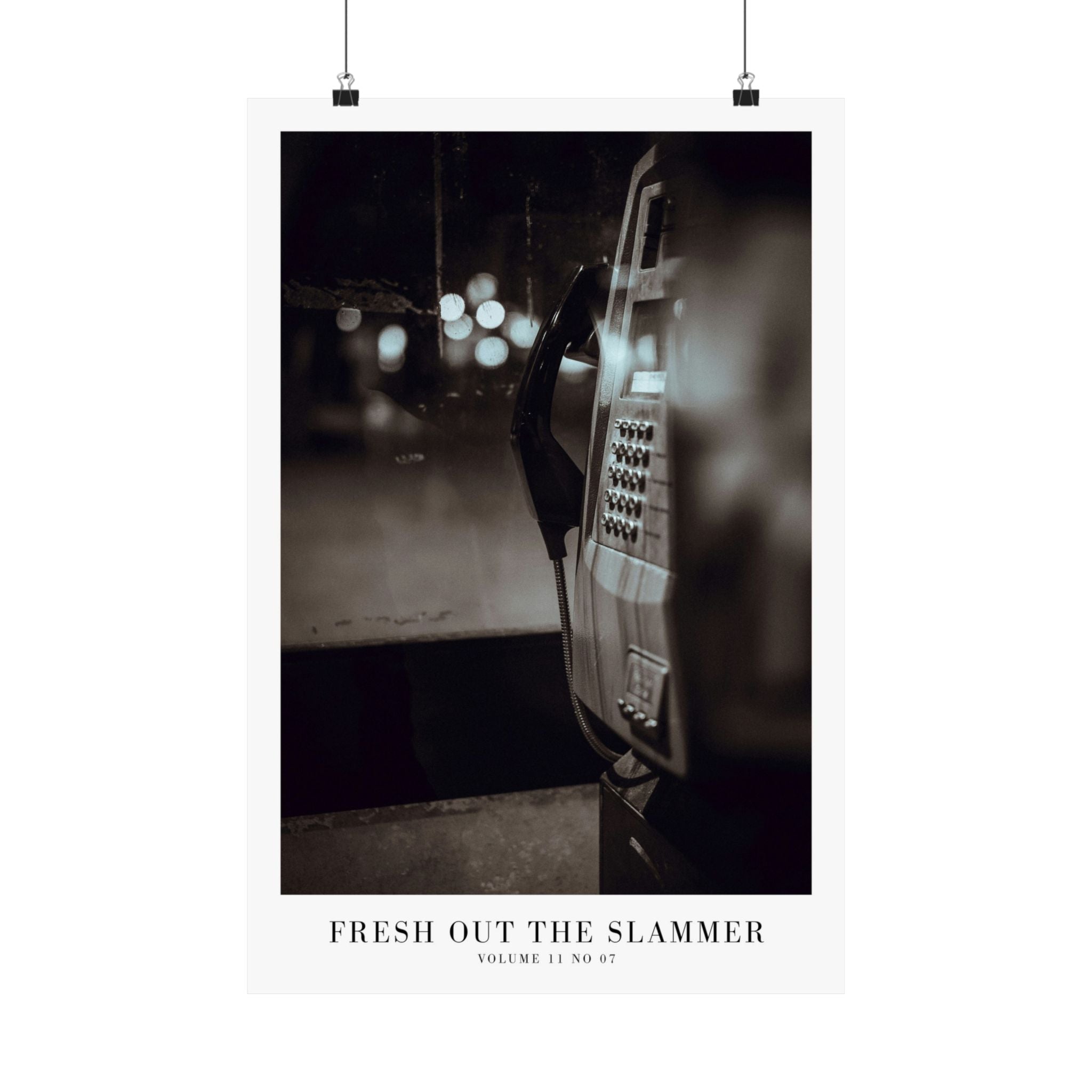 Fresh Out The Slammer Tortured Poets Department Taylor Swift–inspired poster phone-call