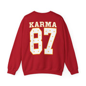 Karma 87 Shirt Karma is the Guy on the Chiefs Shirt, In My Chiefs Era Travis Kelce Sweatshirt,Travis Kelce Football NFL Shirt, Karma Crewneck - Haus Of Moods