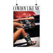 Cowboy Like Me Cowgirl Boot Car Sparkle Print