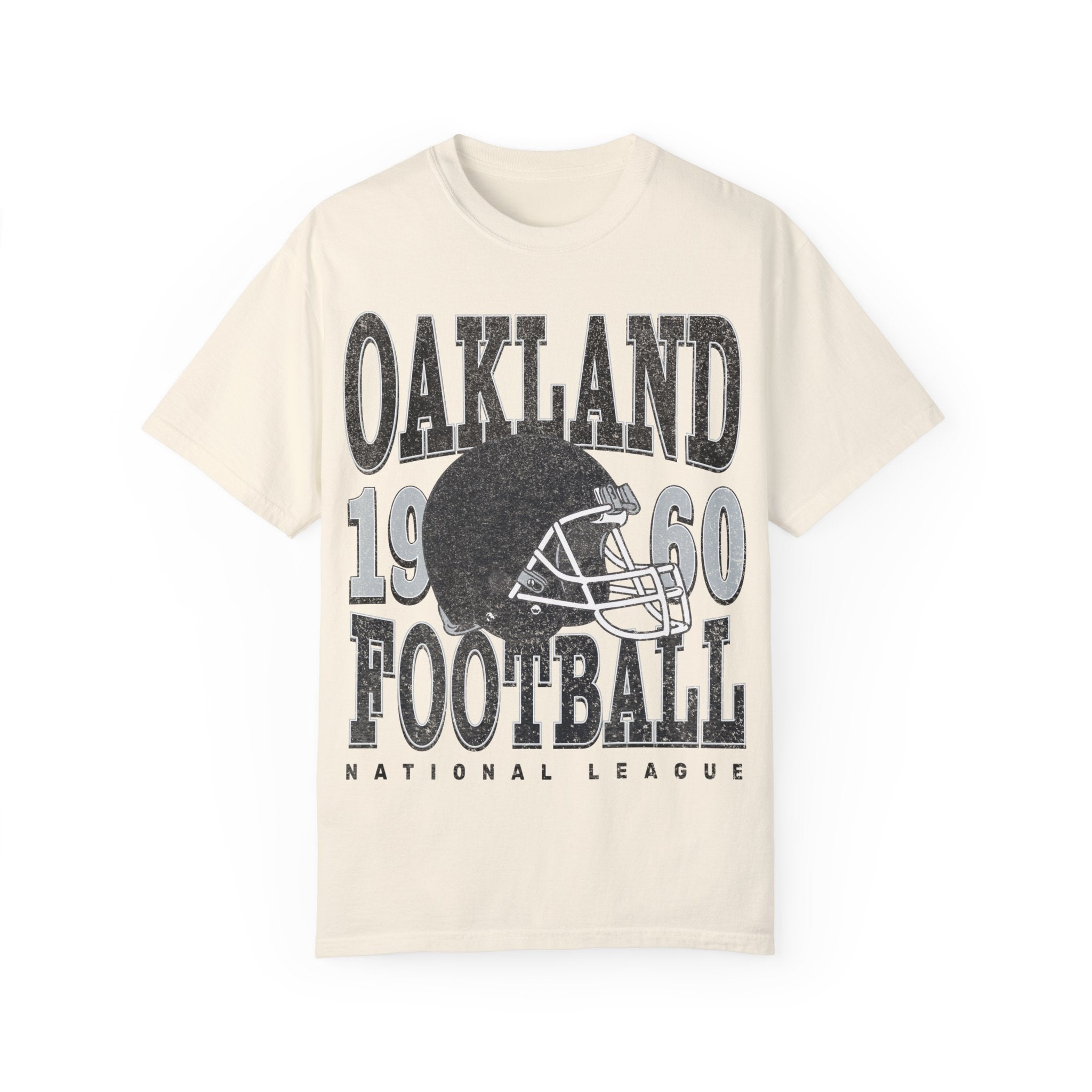 Oakland Football Vintage Style Comfort Colors Shirt | Oakland Football TShirt | Oakland Football Gift - Haus Of Moods