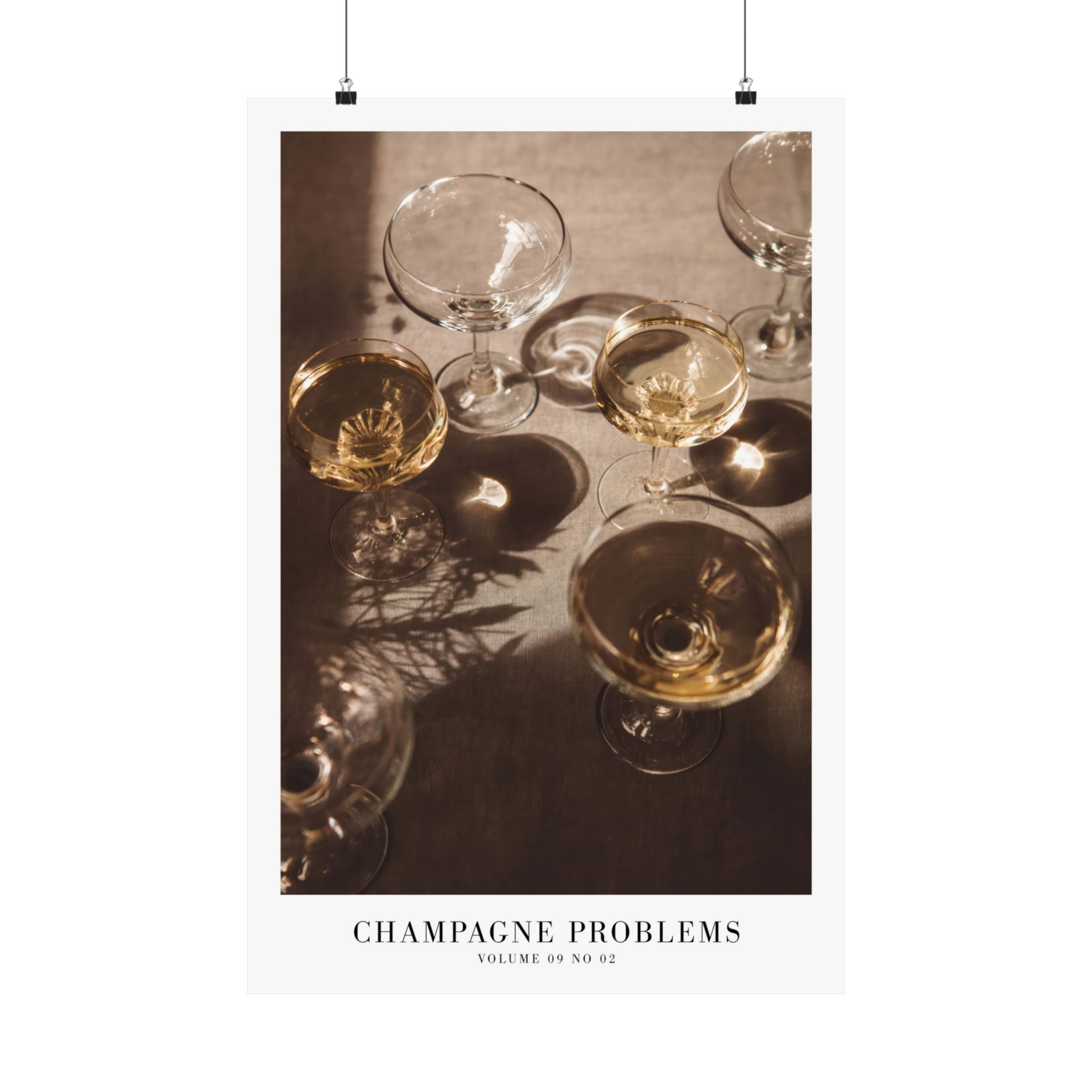 Champagne Problems Evermore Taylor Swift–inspired poster — detail view 7