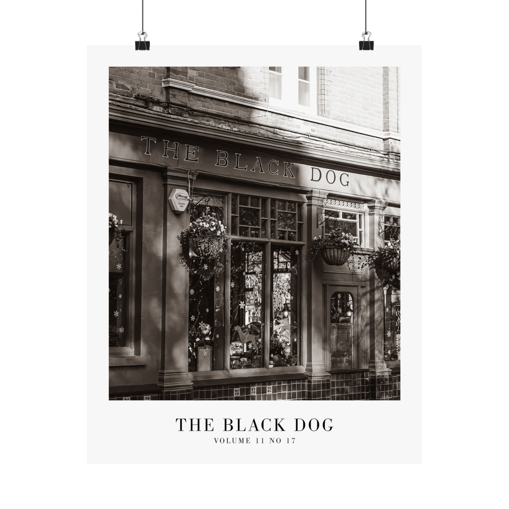 The Black Dog Tortured Poets Department Taylor Swift–inspired poster — detail view 4
