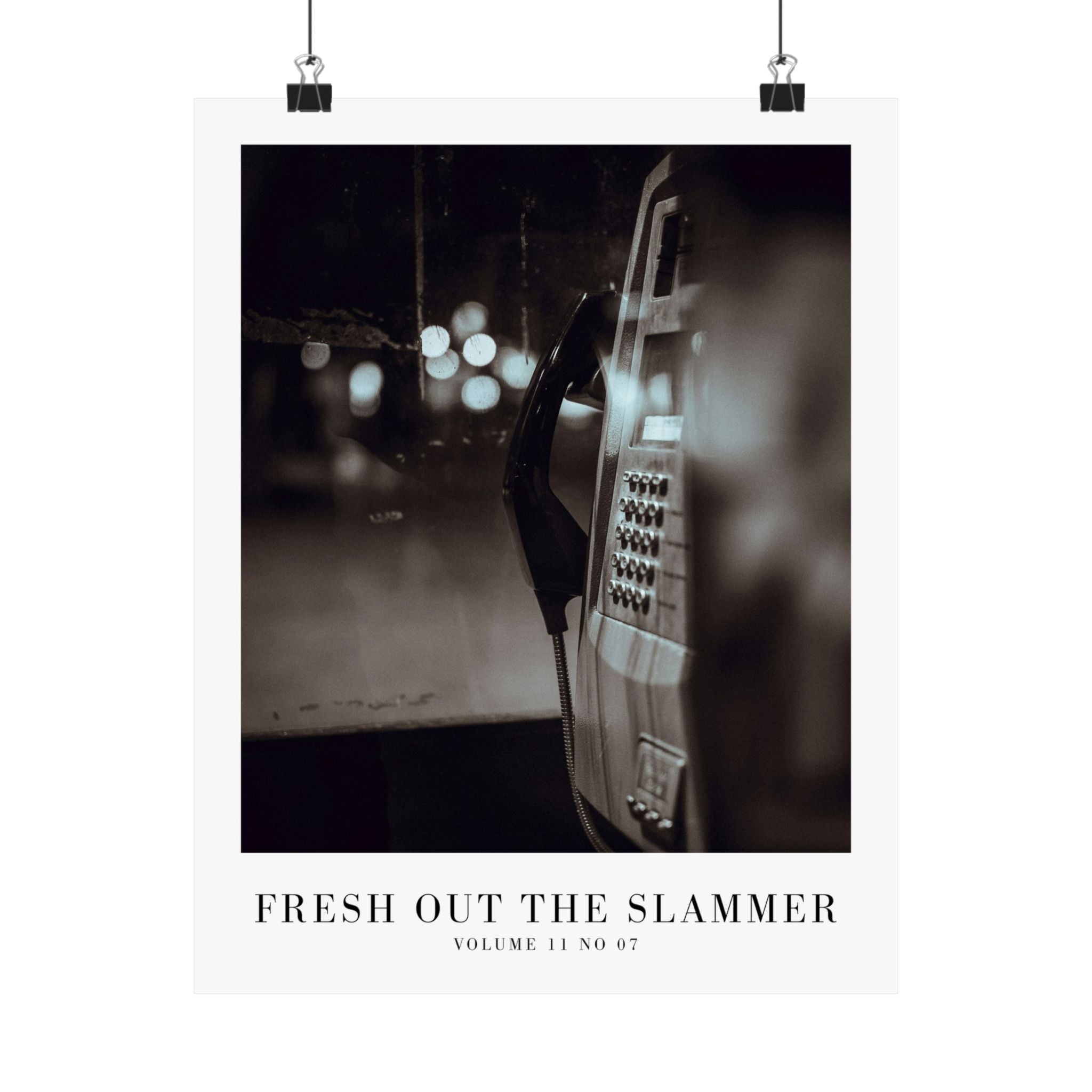 Fresh Out The Slammer Tortured Poets Department Taylor Swift–inspired poster phone-call