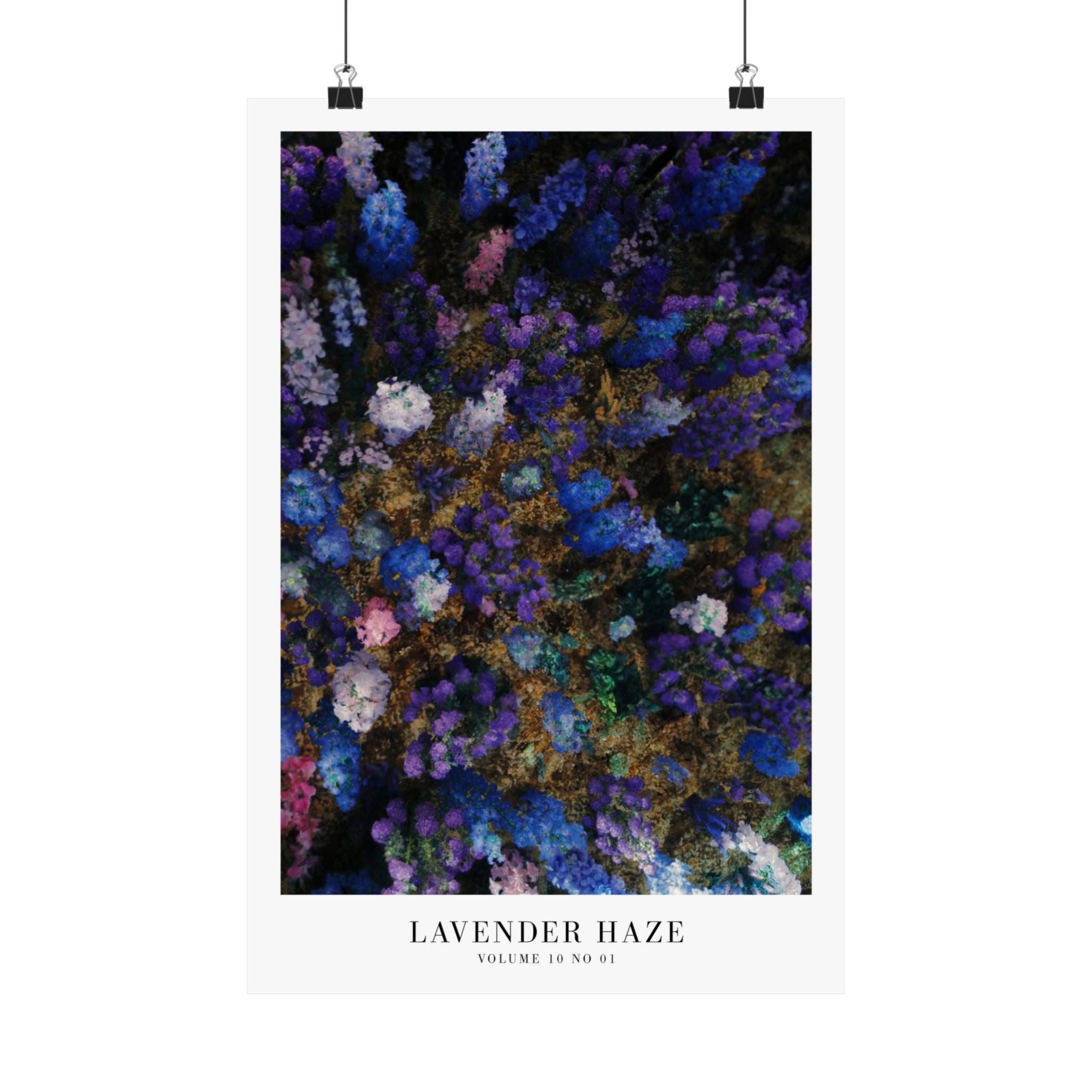 Lavender Haze Midnights Taylor Swift–inspired poster featuring floral