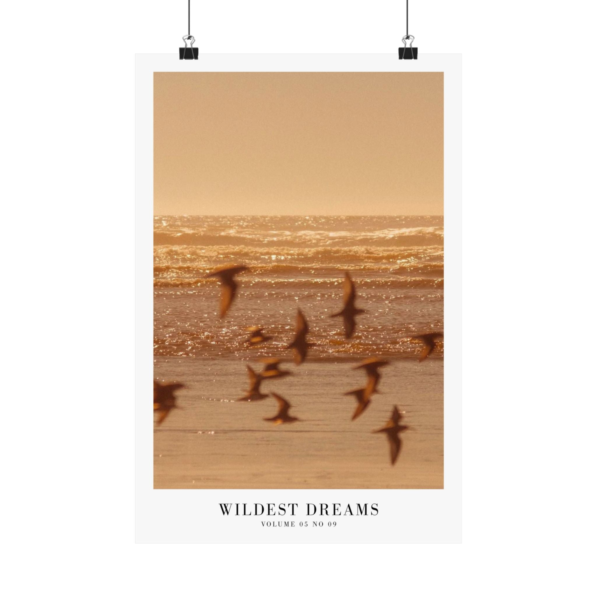 Wildest Dreams 1989 beach print styled in dreamy sunset bedroom decor