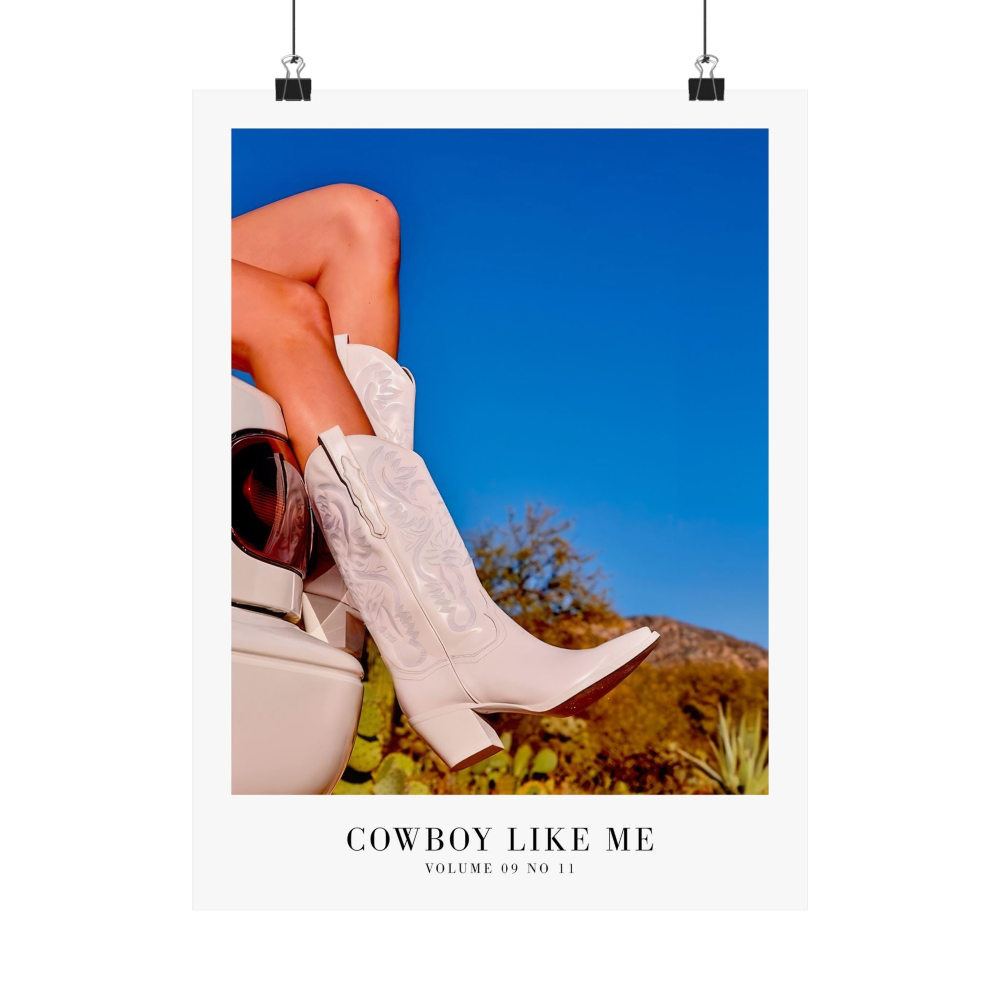 Cowboy Like Me Evermore Taylor Swift–inspired poster cowgirl western