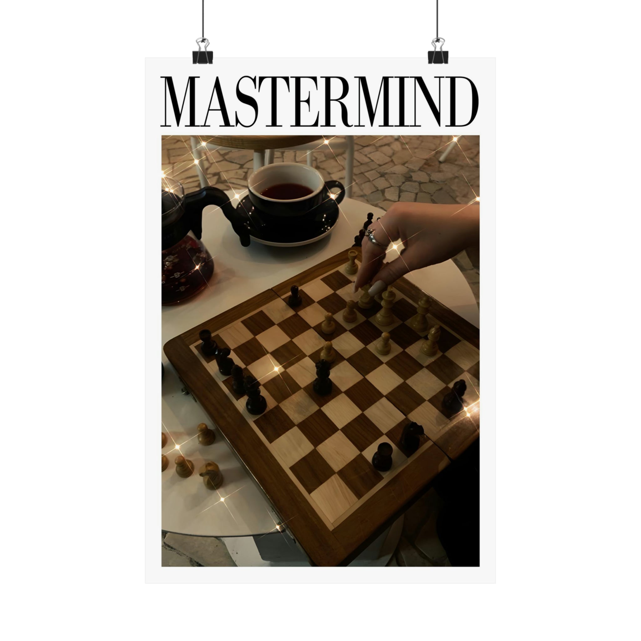 Mastermind Chess Board Print