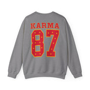 Karma 87 Shirt Karma is the Guy on the Chiefs Shirt, In My Chiefs Era Travis Kelce Sweatshirt,Travis Kelce Football NFL Shirt, Karma Crewneck - Haus Of Moods