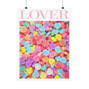 Lover Candy Hearts Print Pink