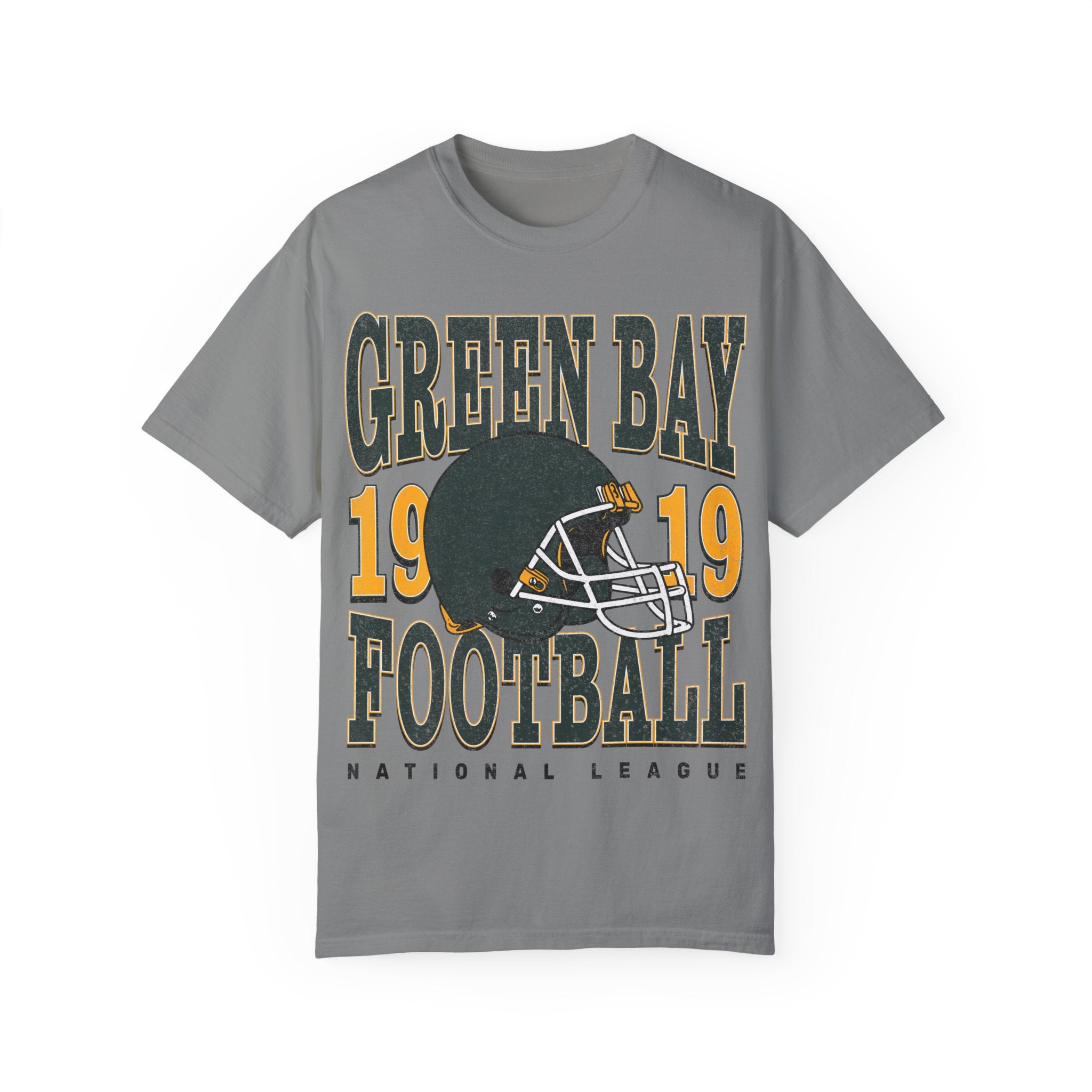 Green Bay Football Vintage Style Comfort Colors Shirt | Green Bay Football TShirt | Green Bay Football Gift - Haus Of Moods