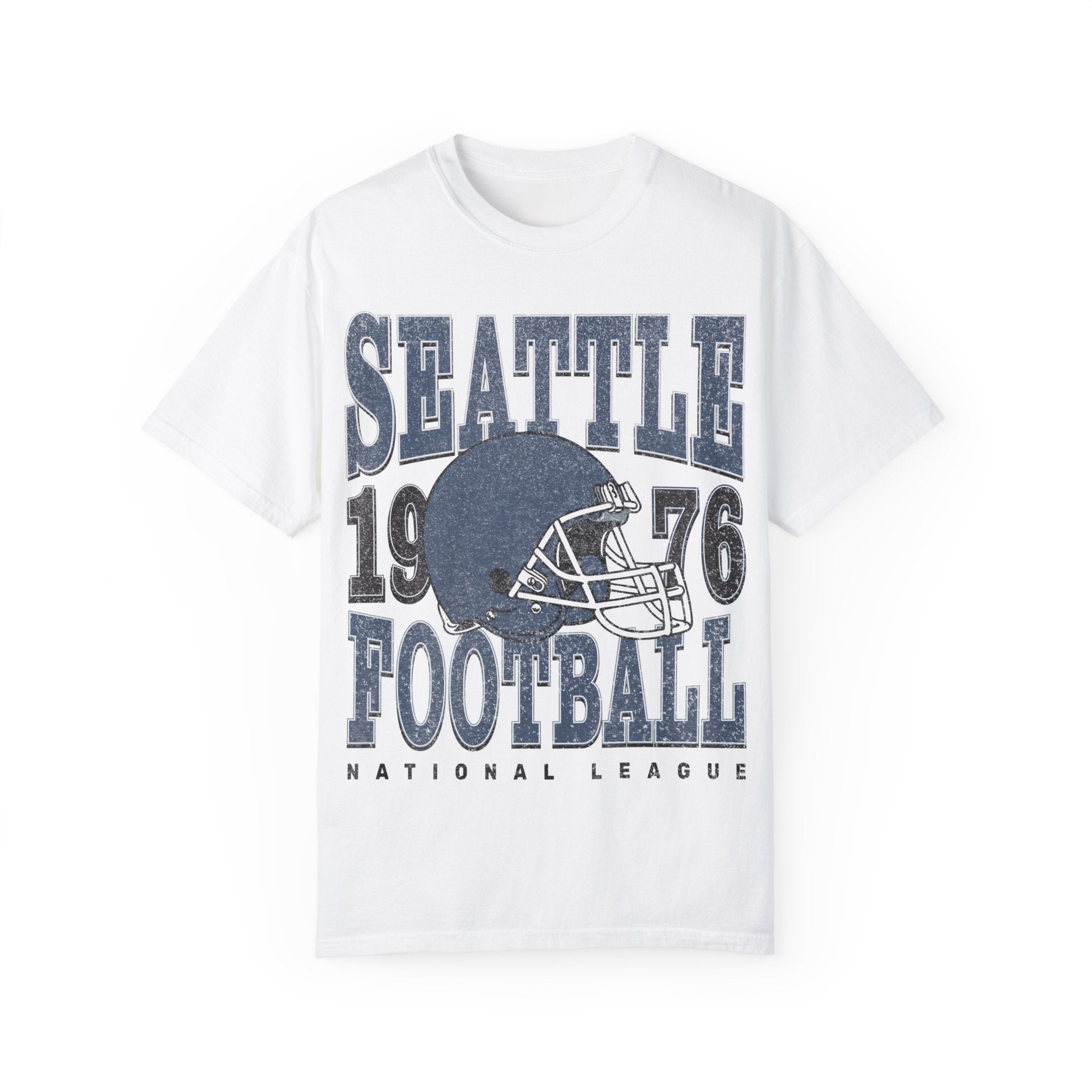 Seattle Football Vintage Style Comfort Colors Shirt | Seattle Football TShirt | Seattle Football Gift - Haus Of Moods