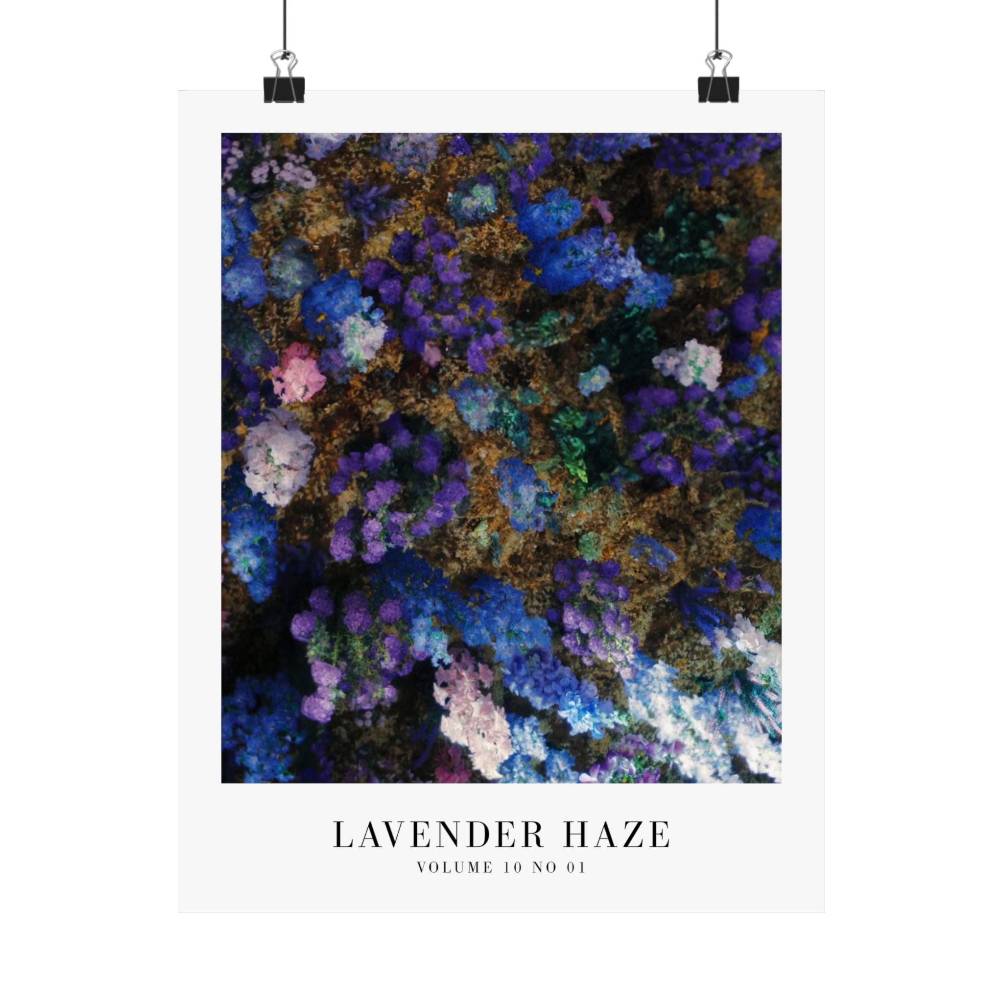 Lavender Haze Midnights Taylor Swift–inspired poster featuring floral
