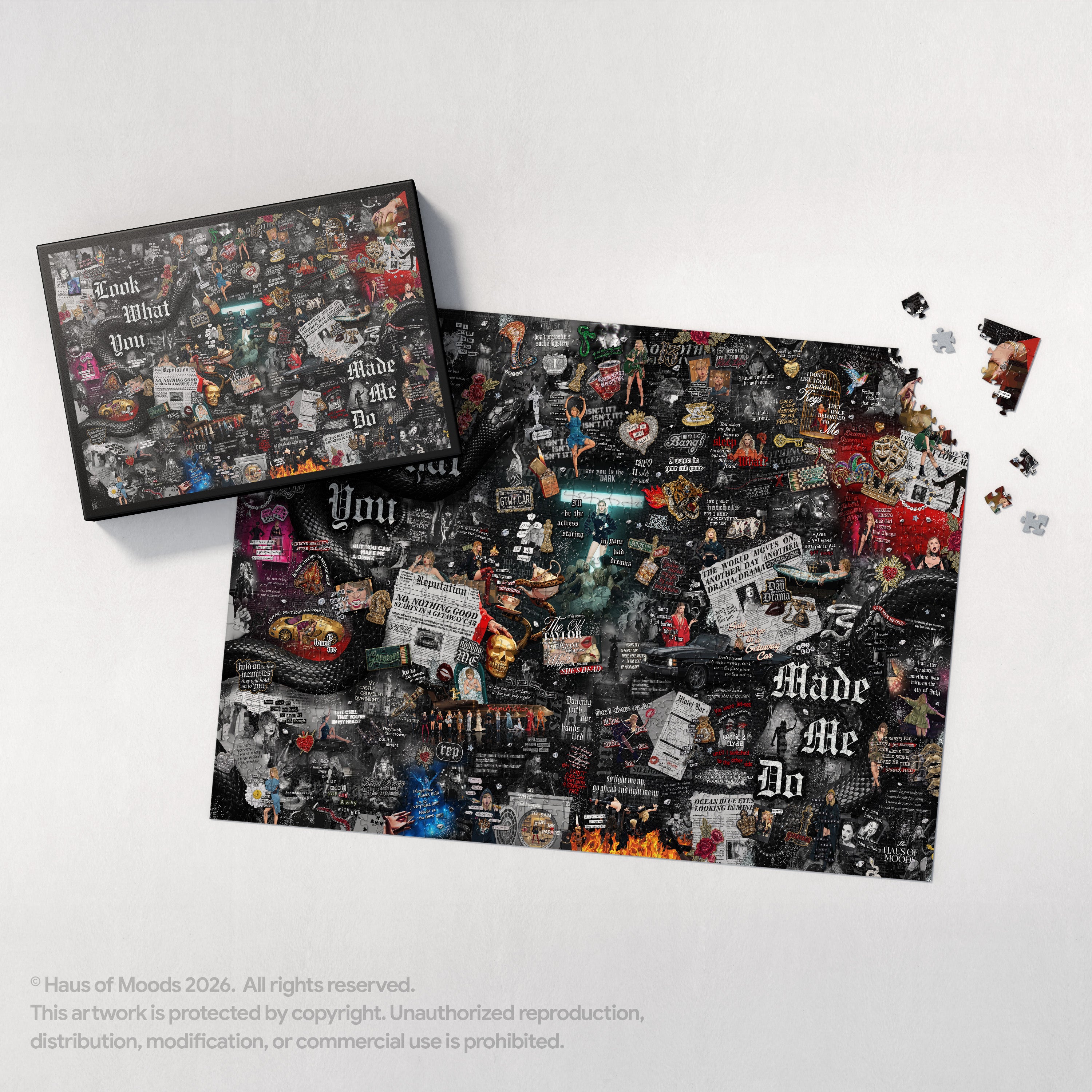 Reputation Era Lyrics & Easter Eggs Puzzle ©
