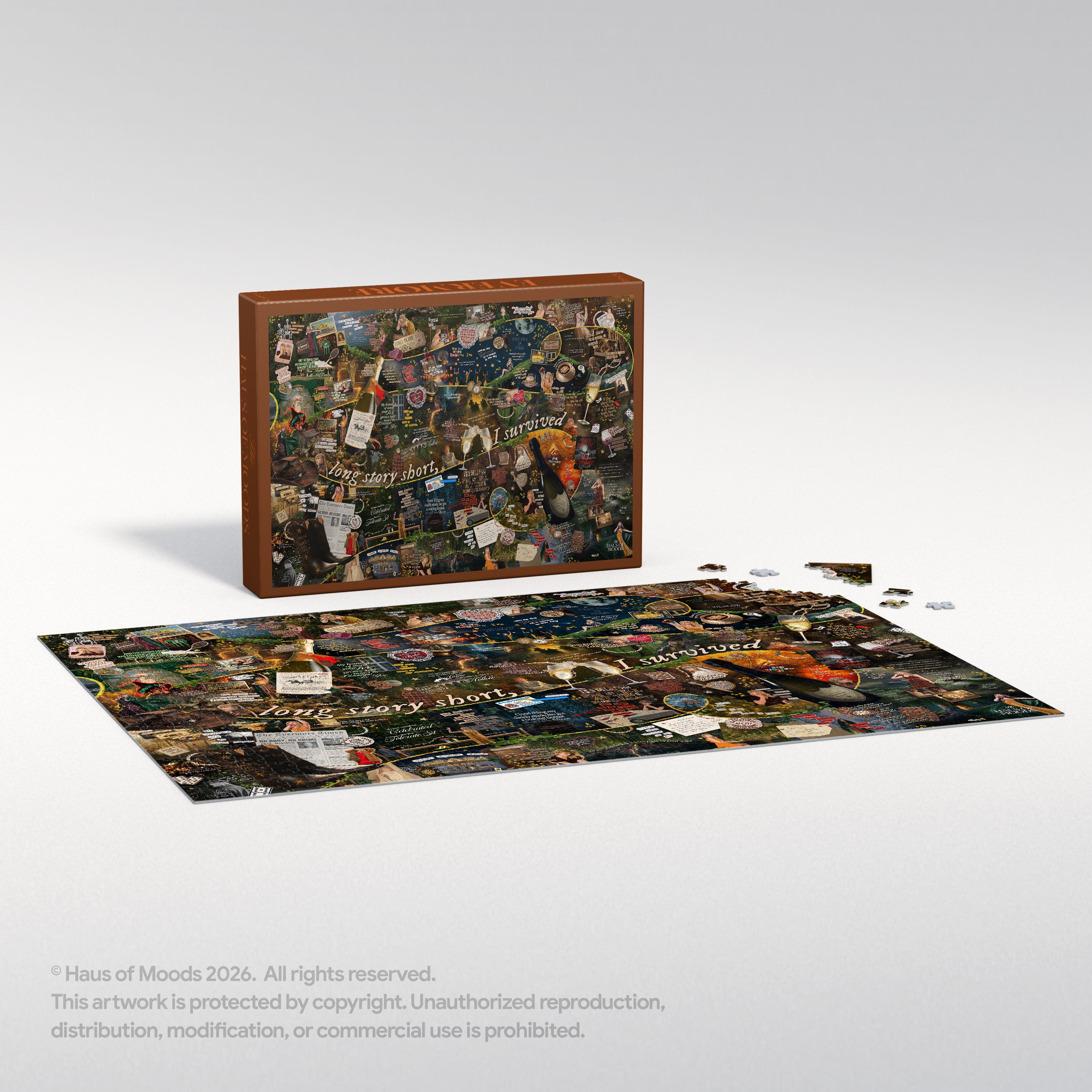 Evermore Era Lyrics & Easter Eggs Puzzle ©