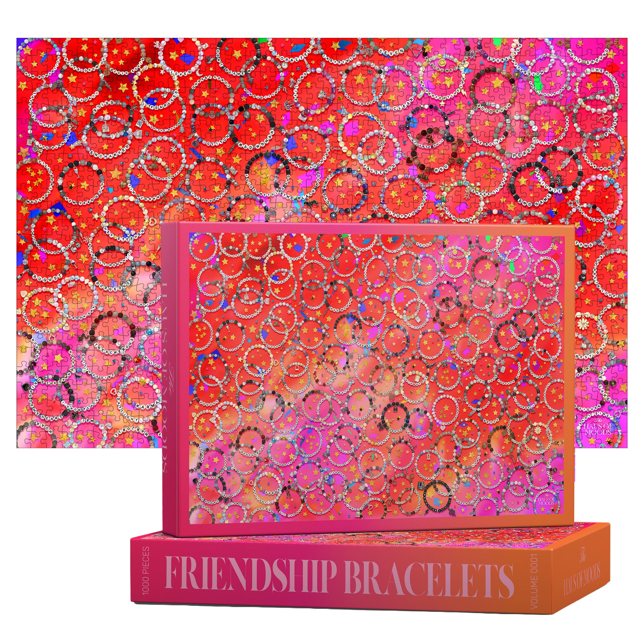 Taylor Eras Friendship Bracelets Puzzle (500/1000 Pieces) Top