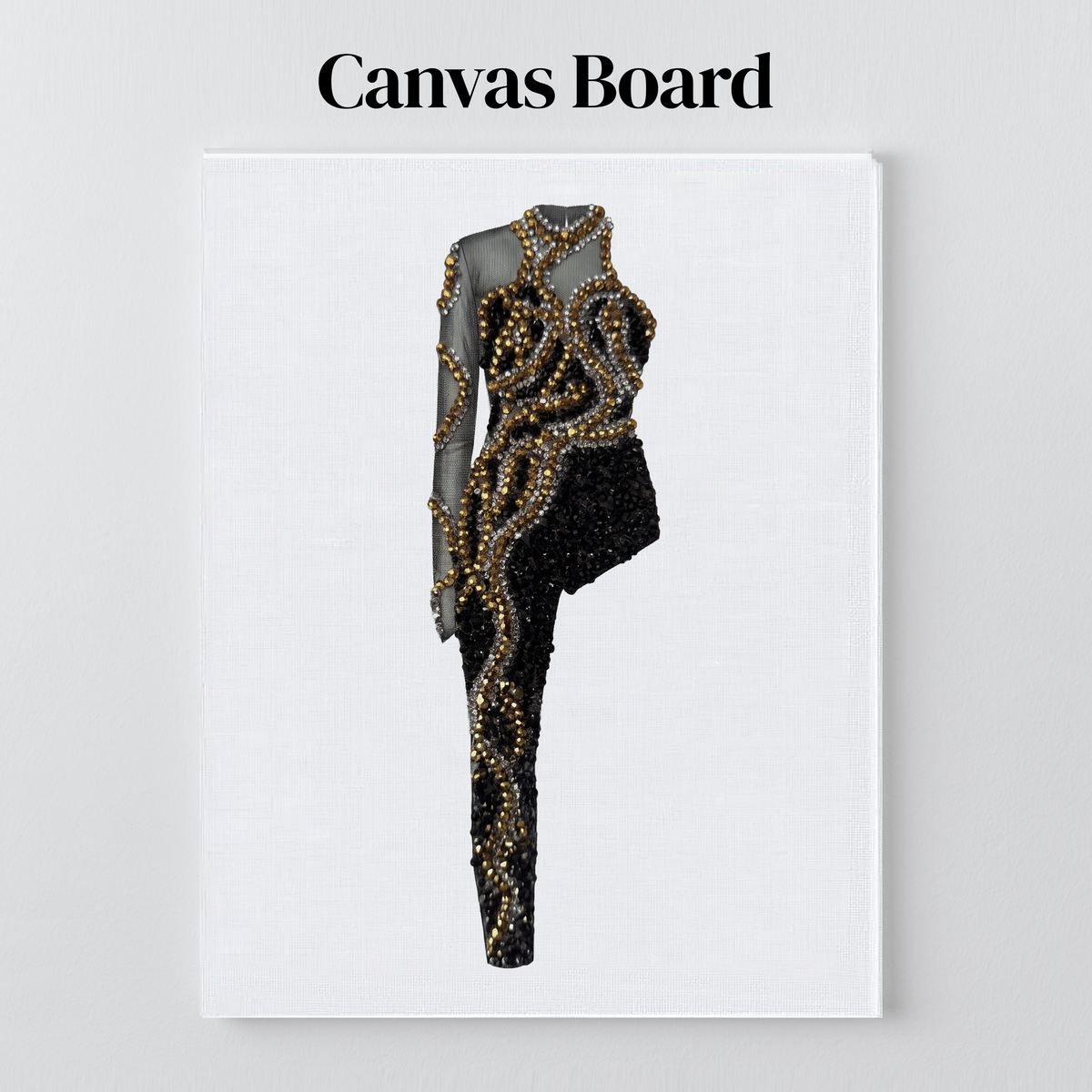 Reputation Gold Snake Catsuit DIY Rhinestone Canvas Kit | Taylor Inspired