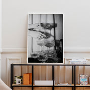 Champagne Tower Print