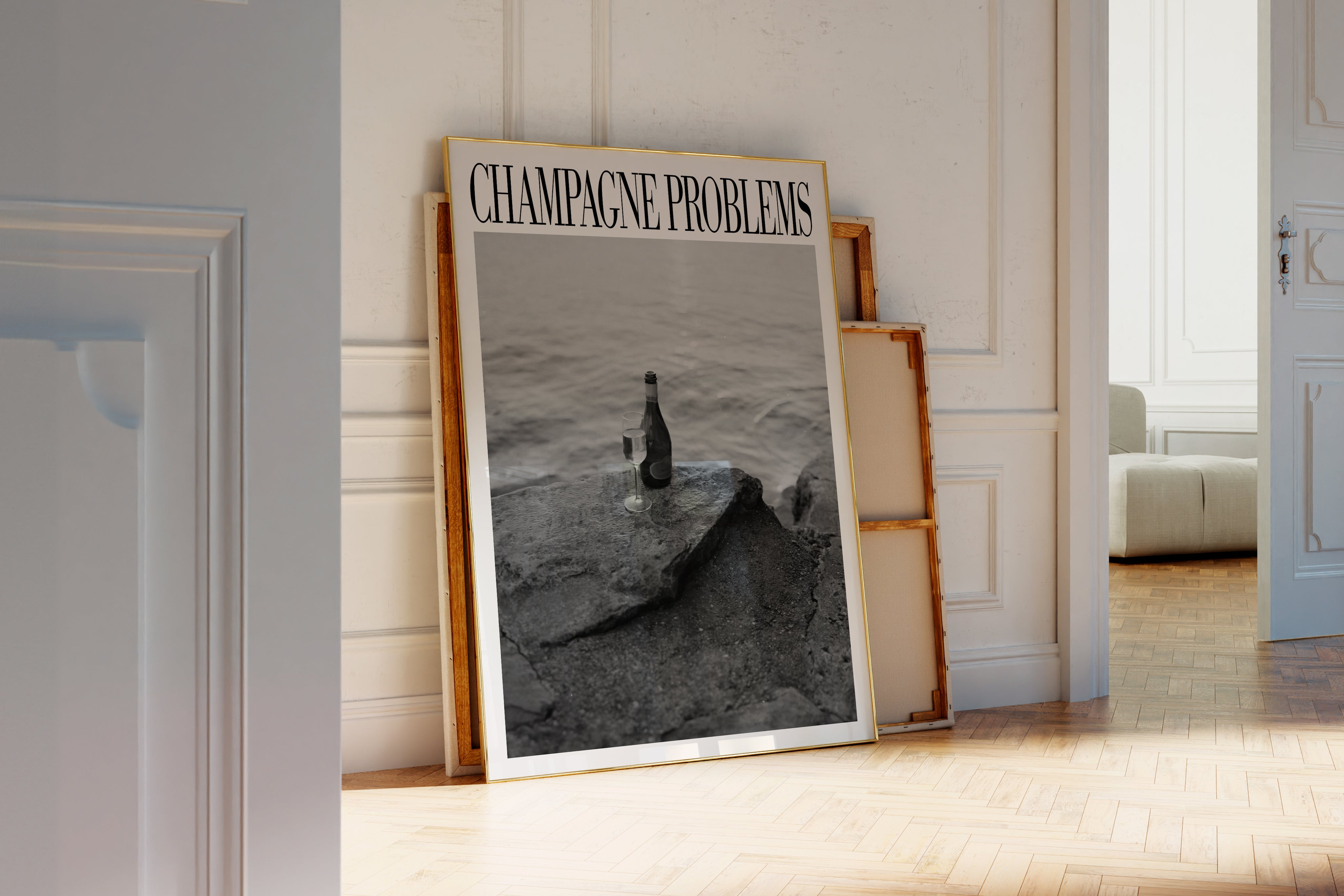 Champagne Problems Print