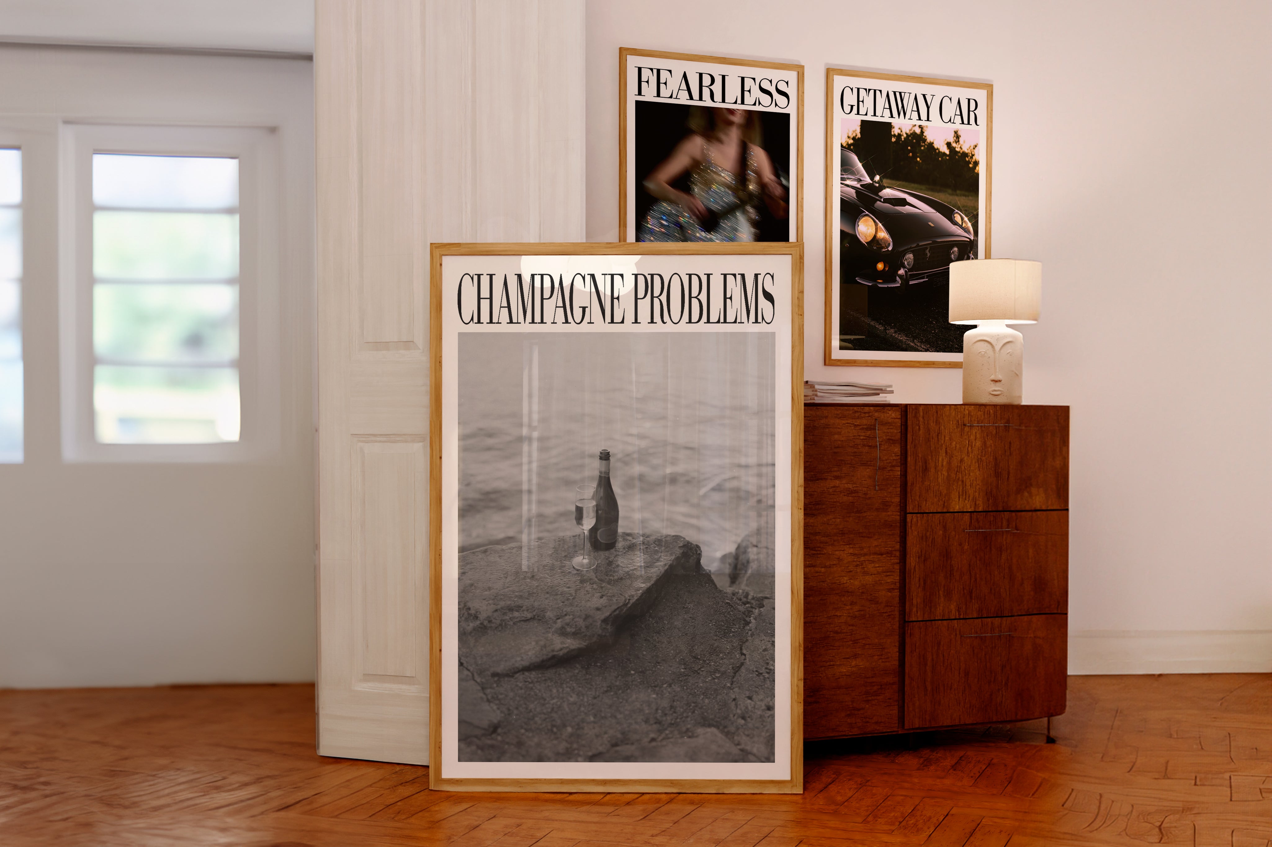 Champagne Problems Print