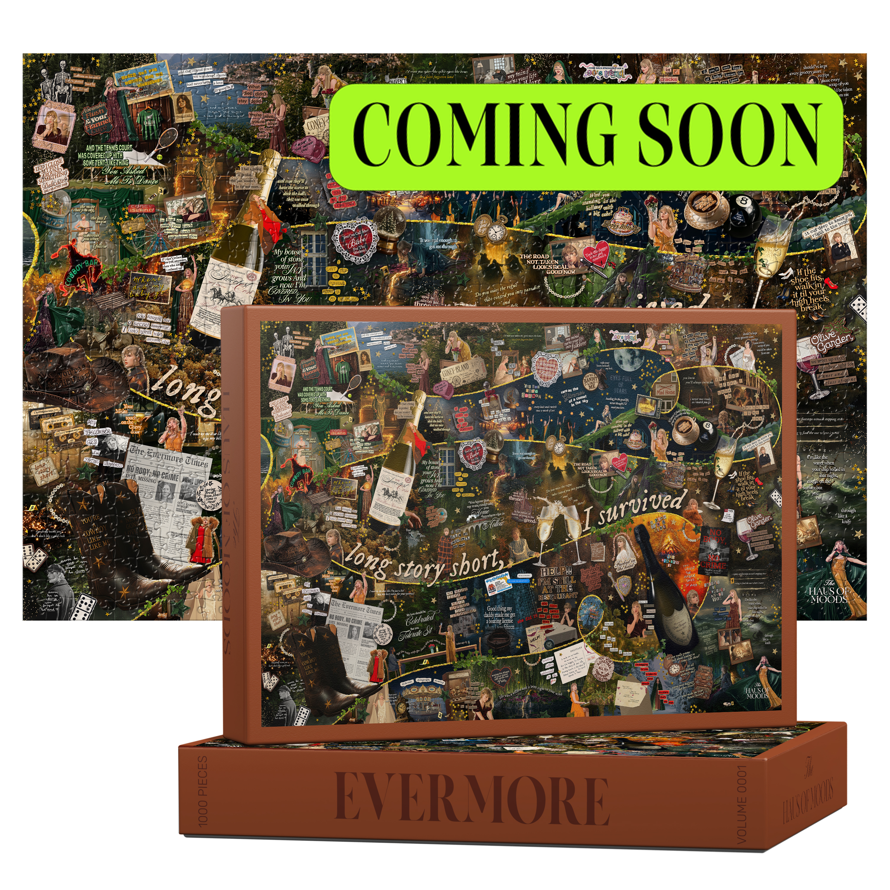 Evermore Era Lyrics & Easter Eggs Puzzle ©