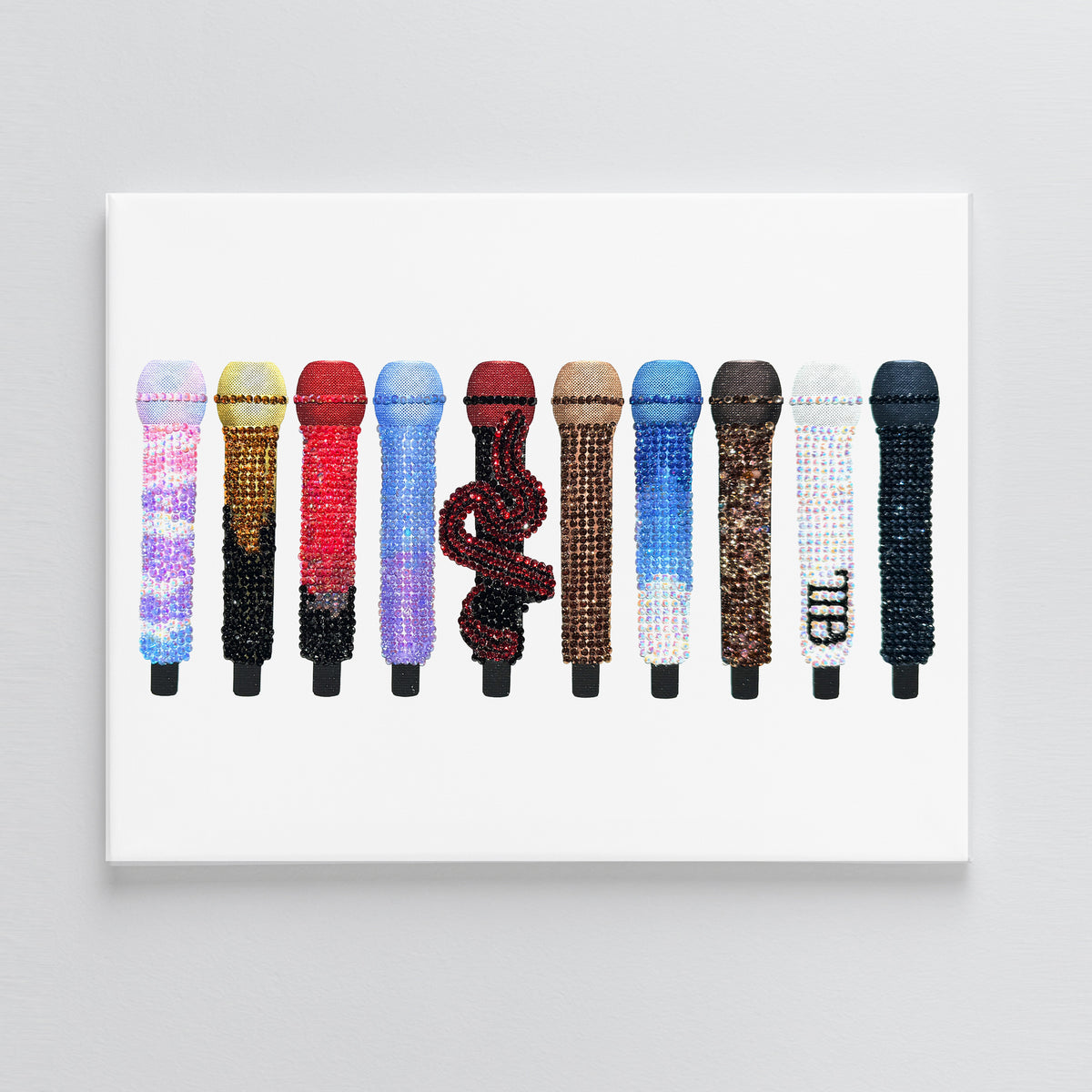 Eras Tour Microphones DIY Rhinestone Canvas Kit | Taylor Inspired