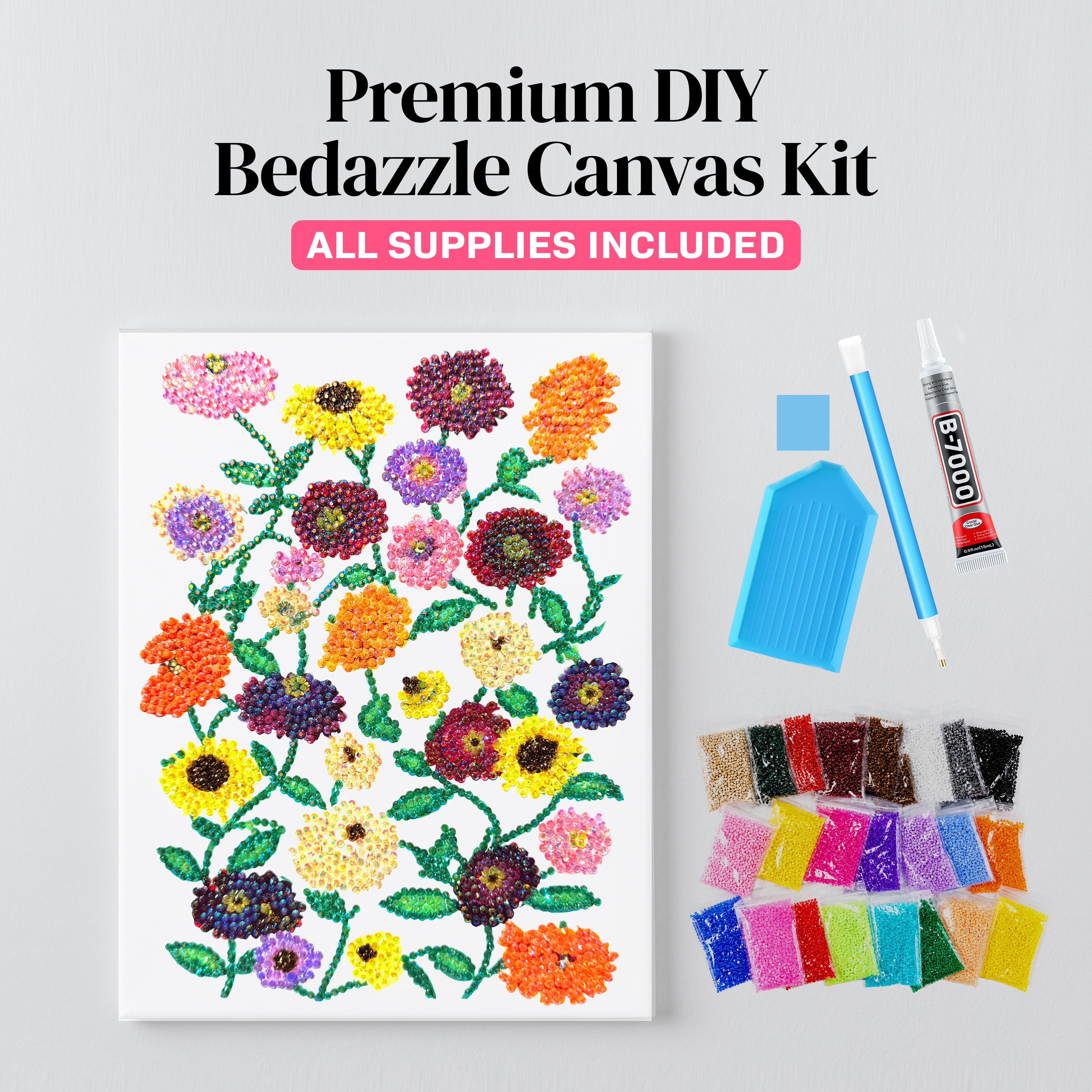 Surprise Songs Flowers DIY Rhinestone Canvas Kit | Taylor Inspired