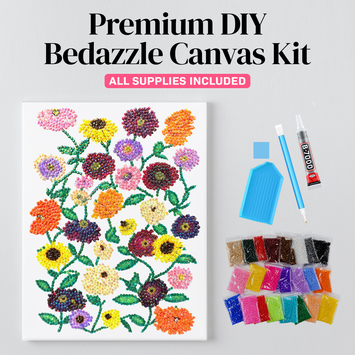 Surprise Songs Flowers DIY Rhinestone Canvas Kit | Taylor Inspired